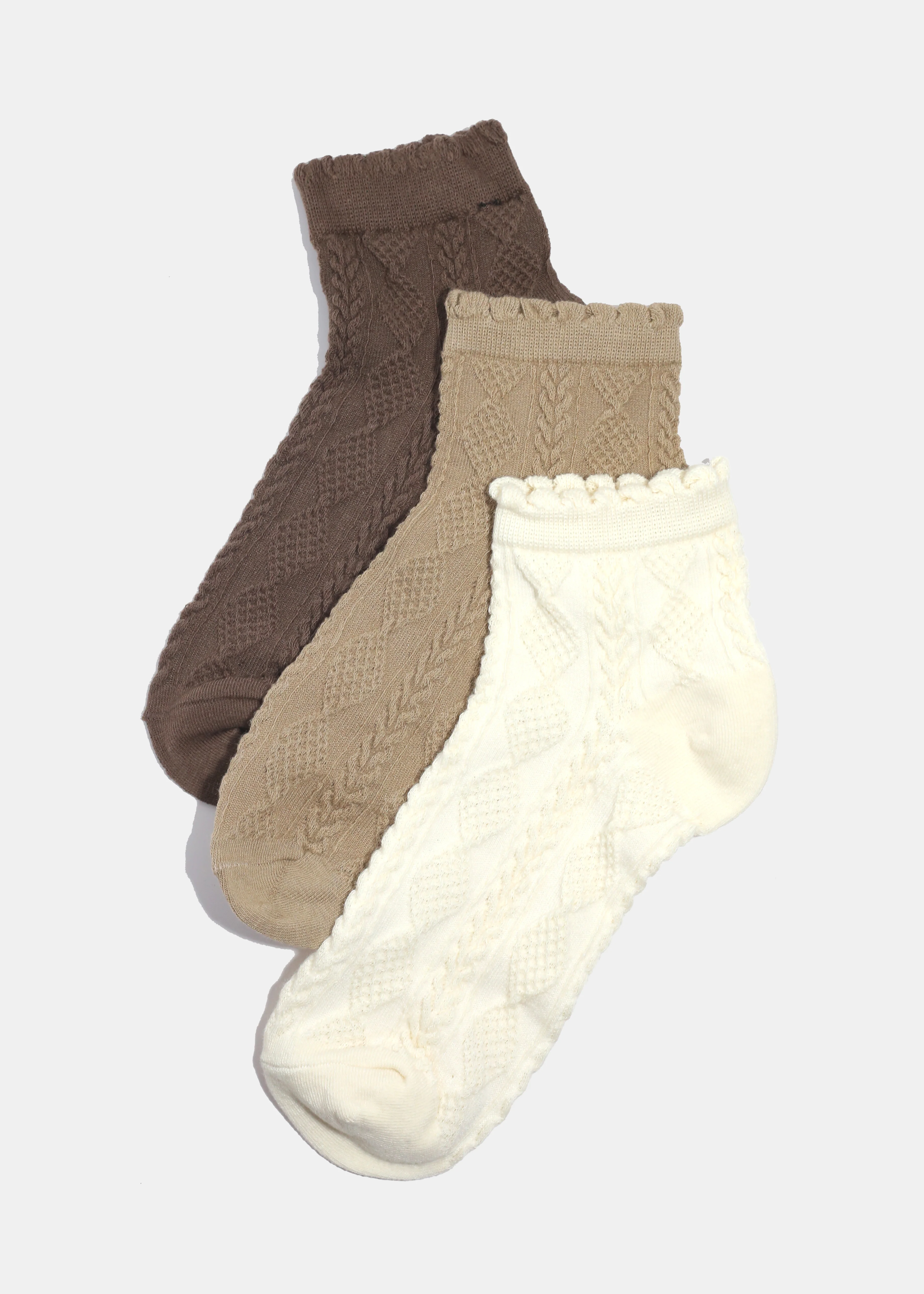 Miss A Knitted Ankle Length Premium Socks