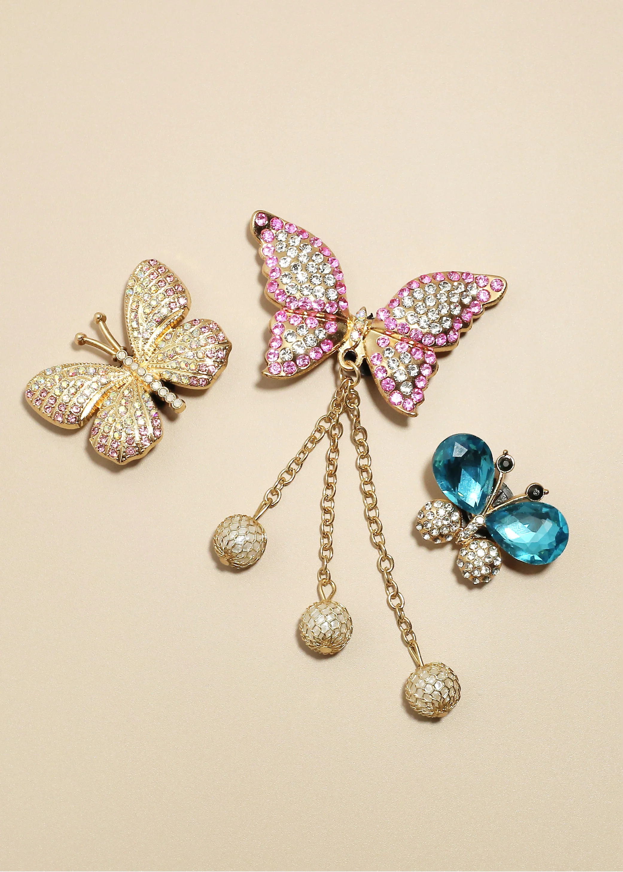 Miss A Luxe Decorative Charm - Butterflies