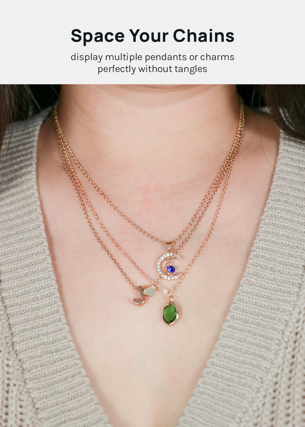 Miss A Necklace Clasp - Silver - Image 3