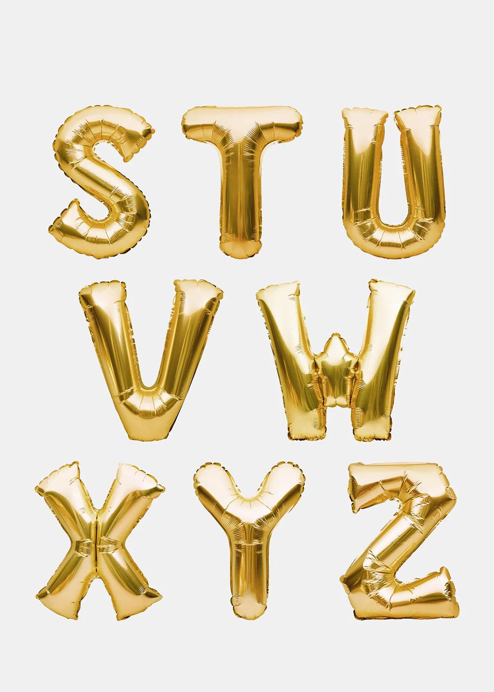 Official Key Items Party Balloons- Gold Letters - Image 6