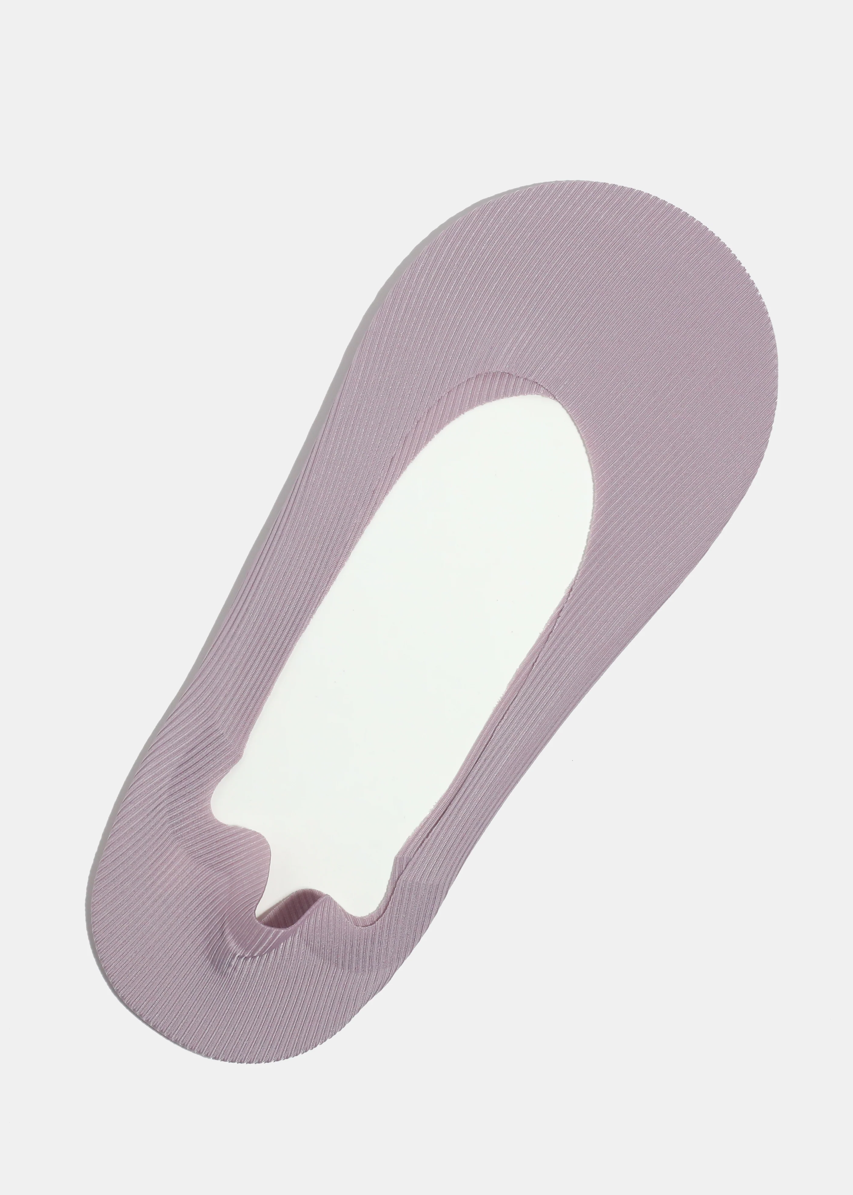 Miss A Ribbed No-Show Premium Socks - Image 2