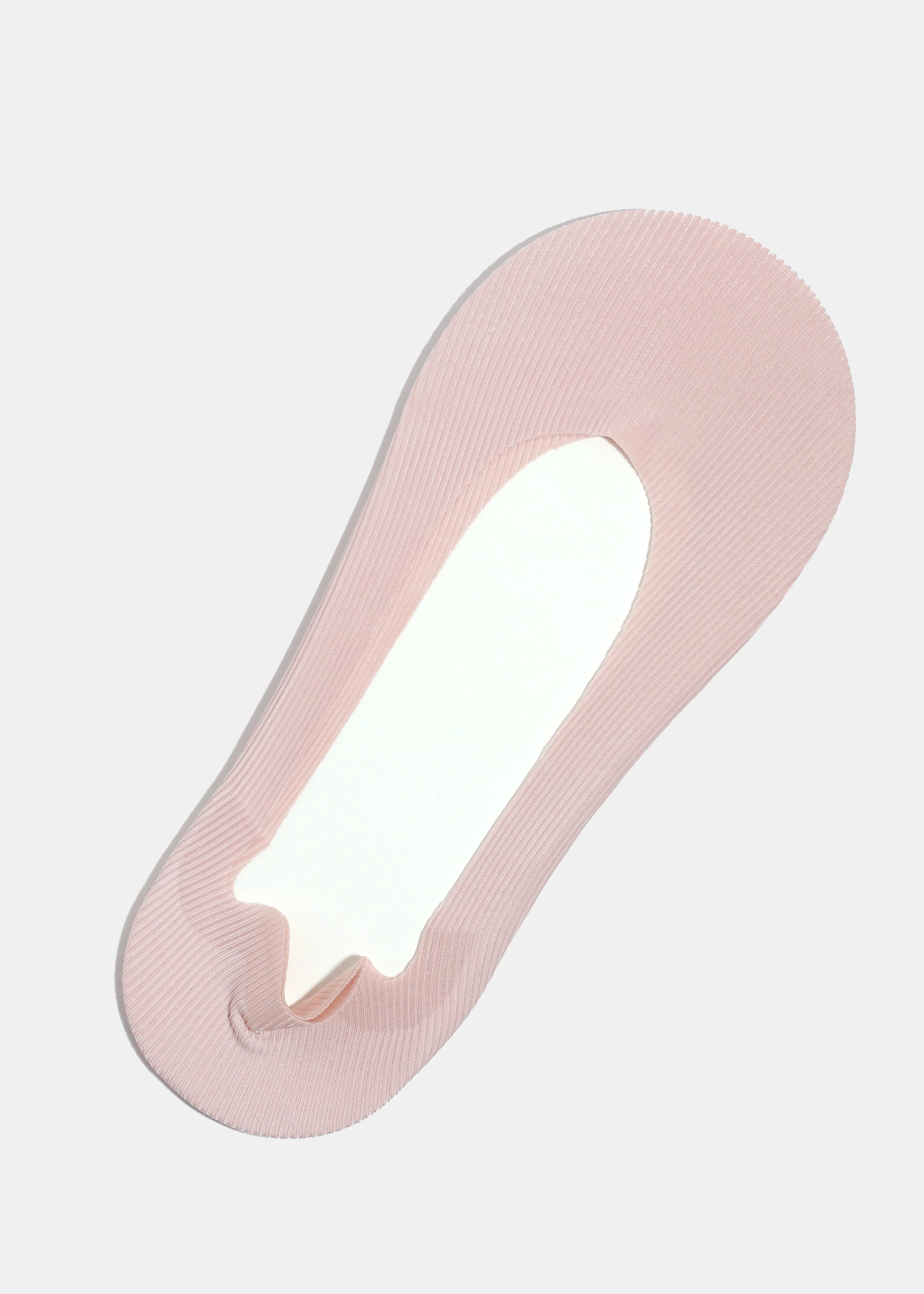 Miss A Ribbed No-Show Premium Socks - Image 3