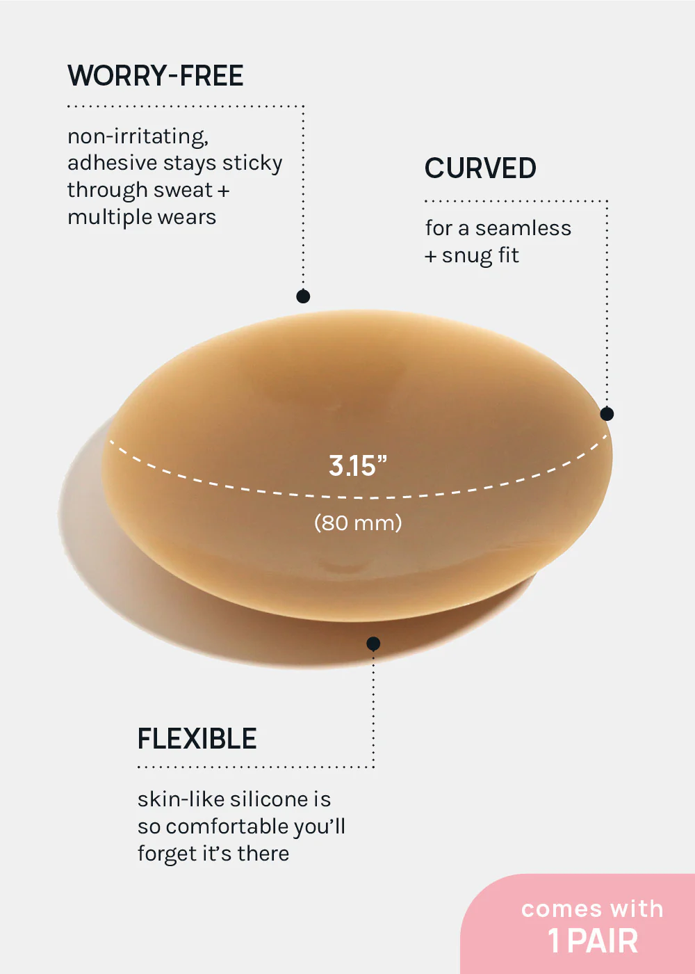 Miss A Silicone Pasties - Image 4