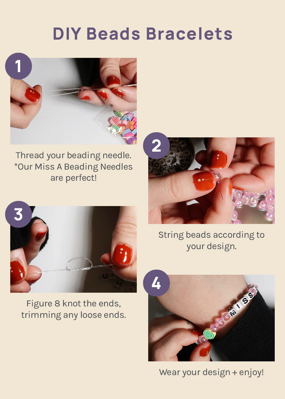 DIY Jewelry Making- Miss A Stainless Steel Beading Needles - Image 5
