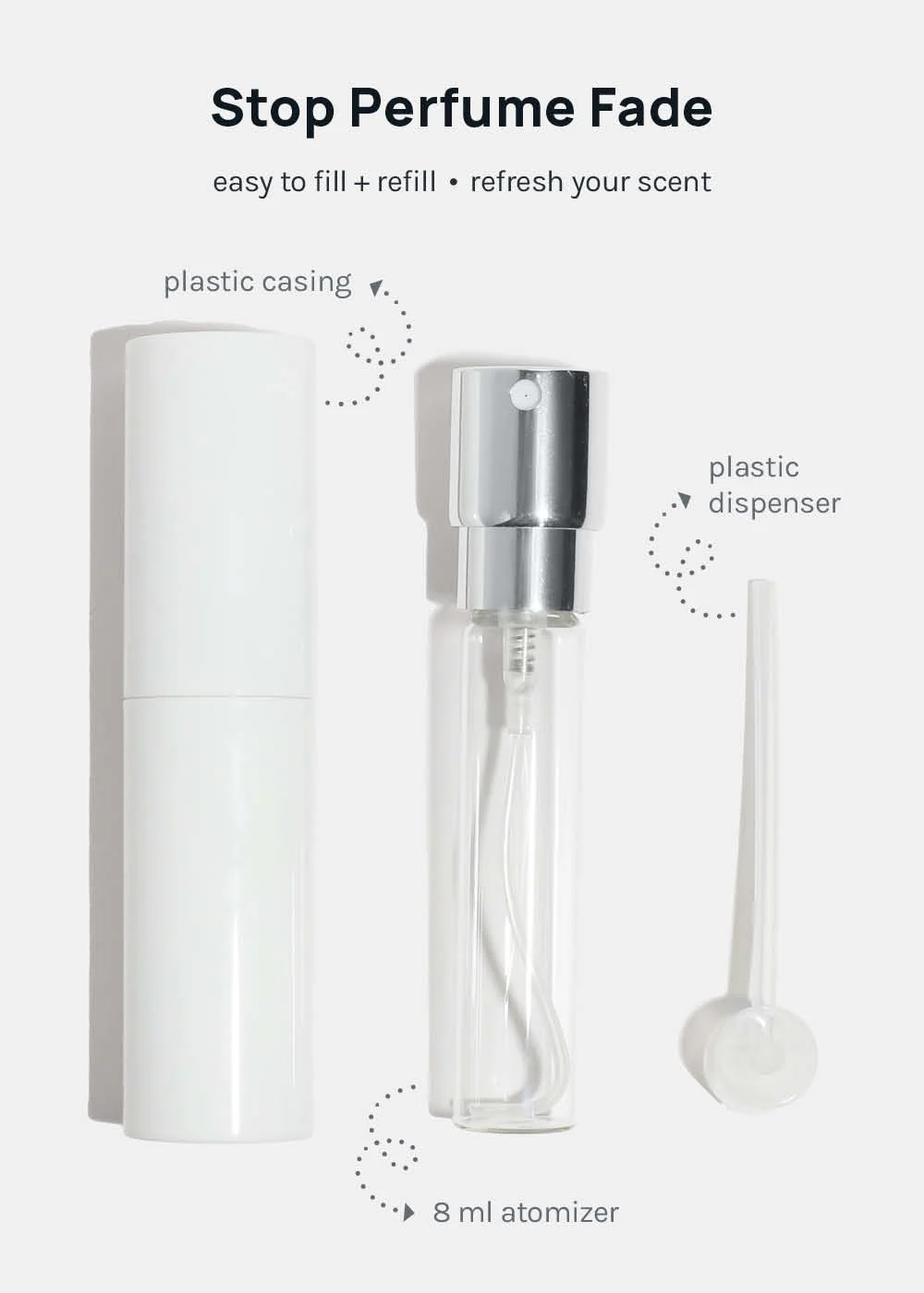 Miss A Twist + Spray Refillable Perfume Atomizer - Image 3