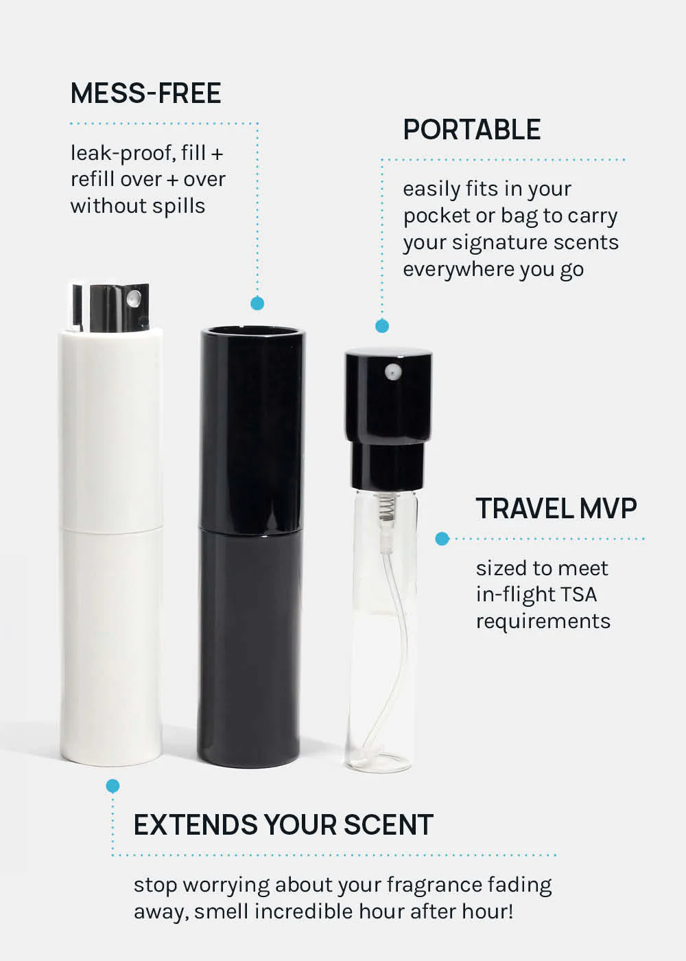 Miss A Twist + Spray Refillable Perfume Atomizer - Image 4