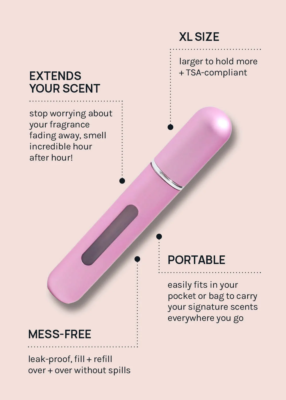 Miss A XL Refillable Perfume Atomizer - Image 4