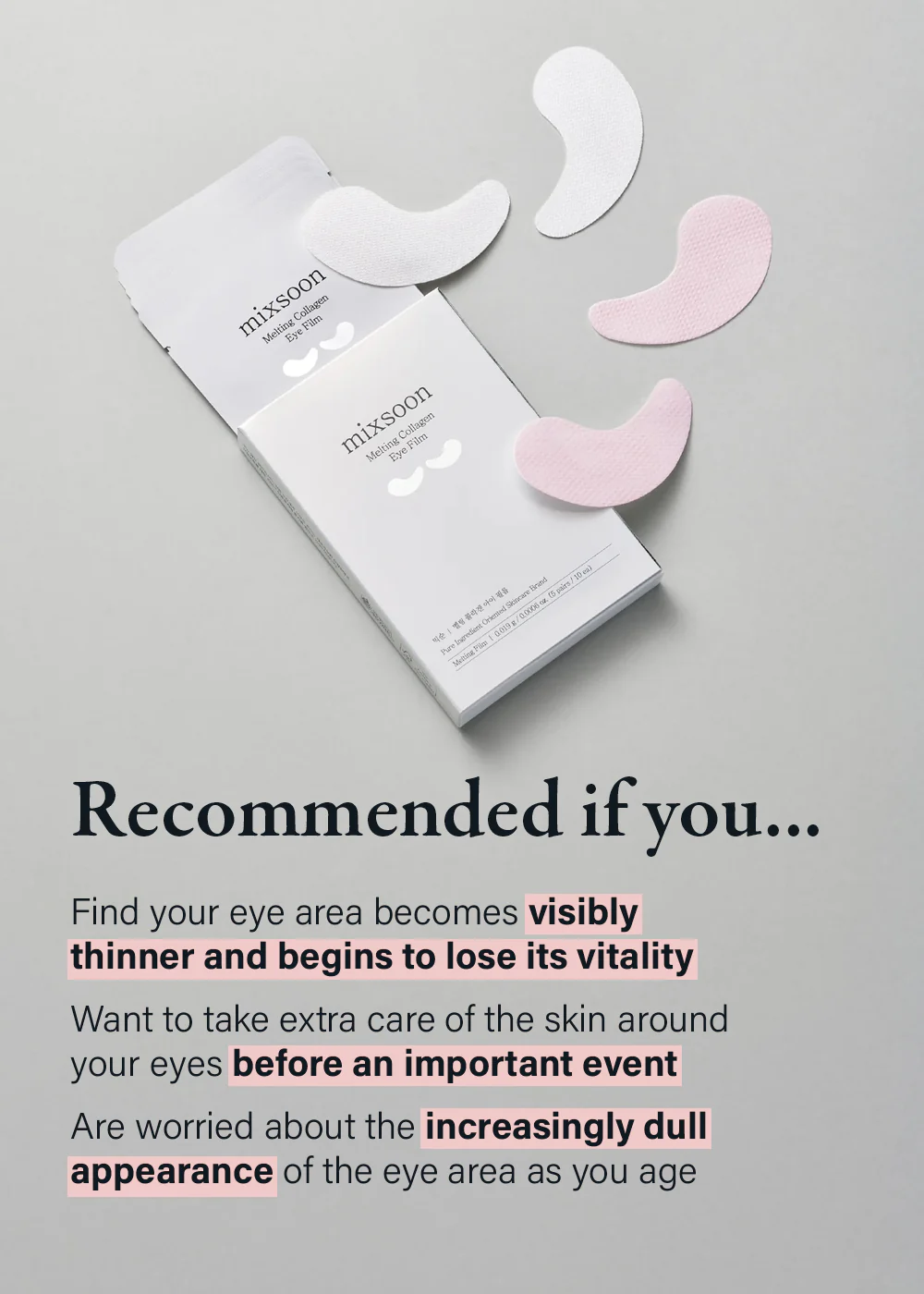 mixsoon Melting Collagen Eye Film (10 Pieces) - Image 5