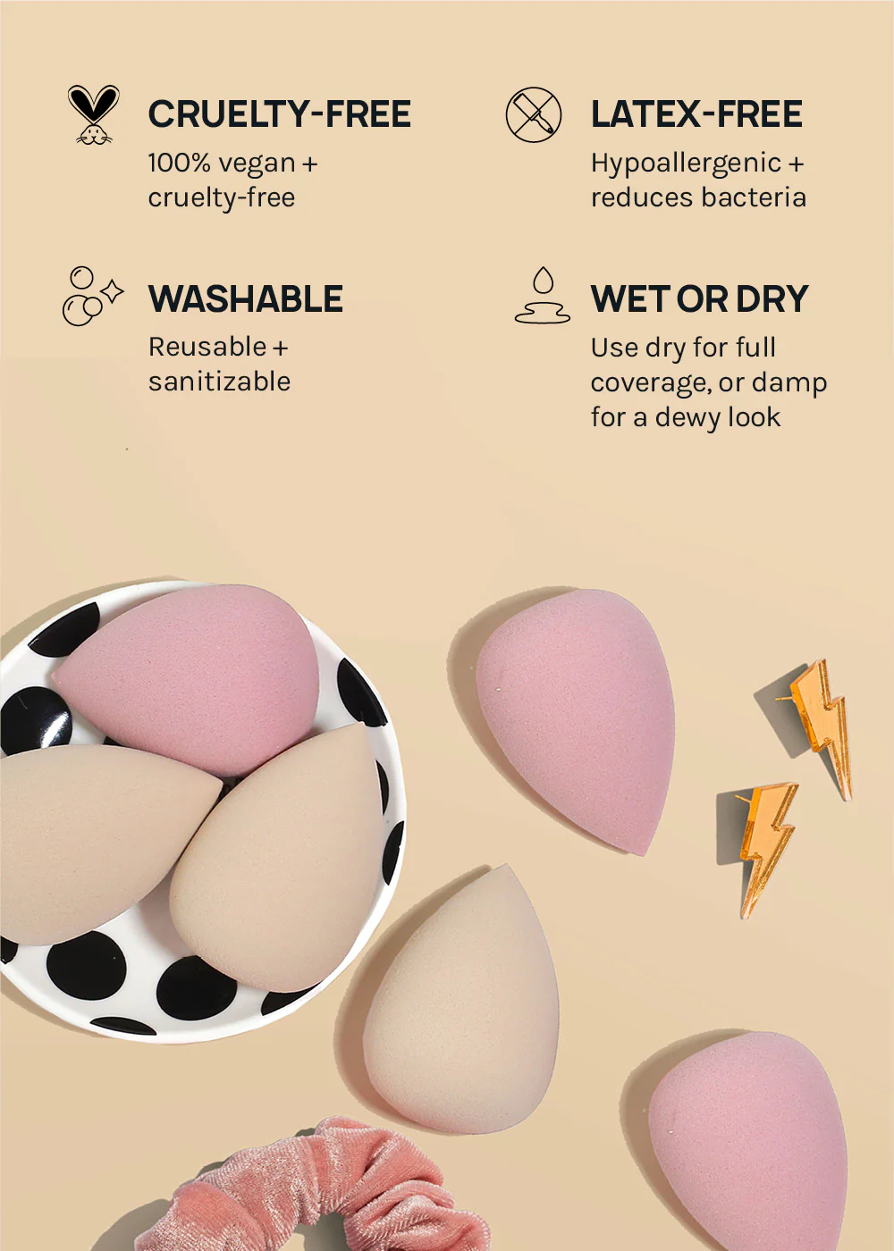 A+: Mochi Wonder Blender Teardrop-6 Pack - Image 5
