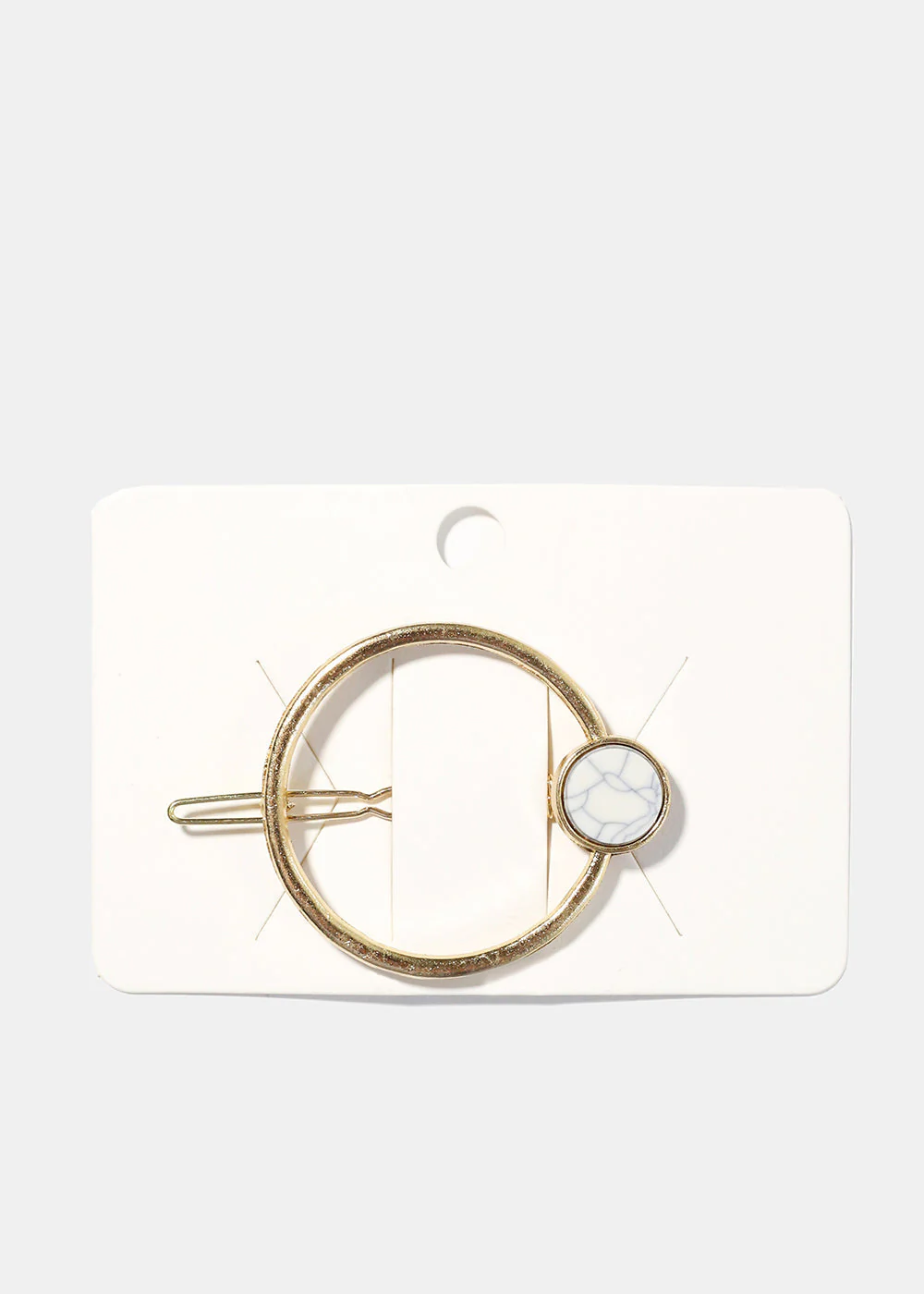Modern Circle Hair Clip - Image 3