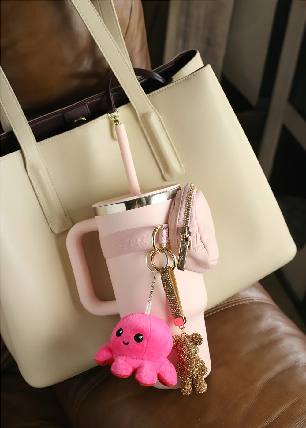 Mood Flip Octopus Plush Bag Charm - Image 2