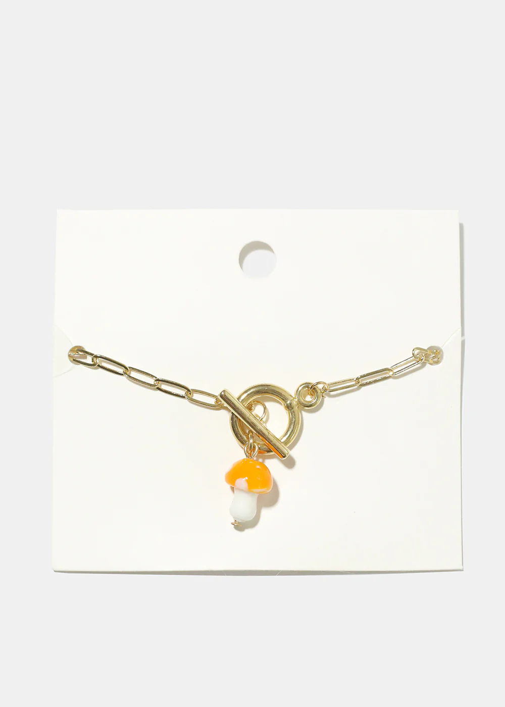 Mushroom Chain Link Bracelet - Image 3