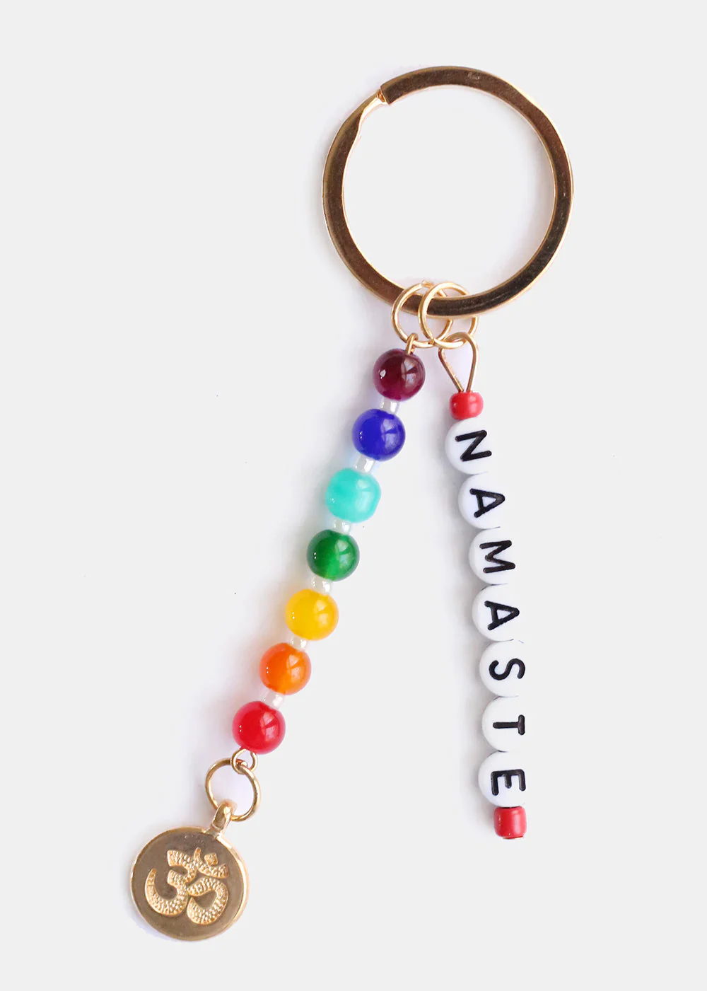 Namaste Bead Keychain - Image 3