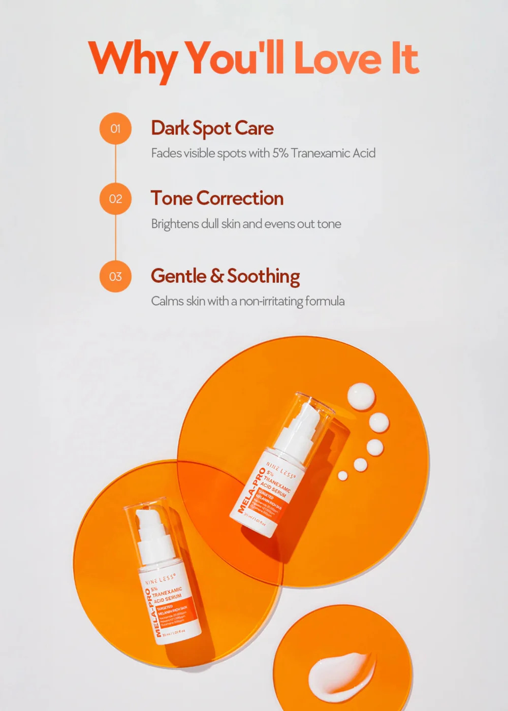 NINELESS Mela-Pro Tranexamic Acid Serum 30ml - Image 3