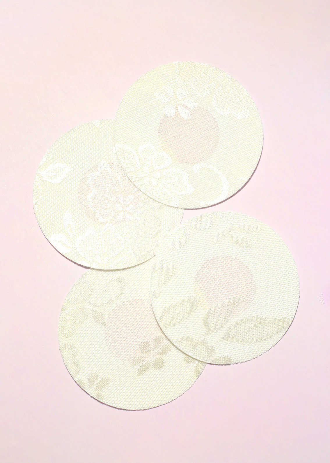 Nipple Cover- Beige Lace Circle