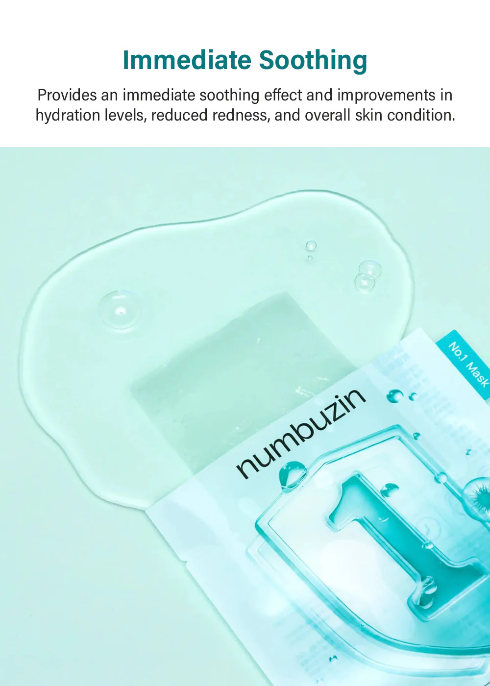 numbuzin No. 1 Pantothenic B5 Hyaluronic Active Clear Mask - Image 3