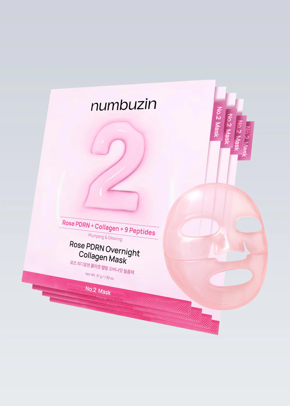 numbuzin No. 2 Rose PDRN Overnight Collagen Mask