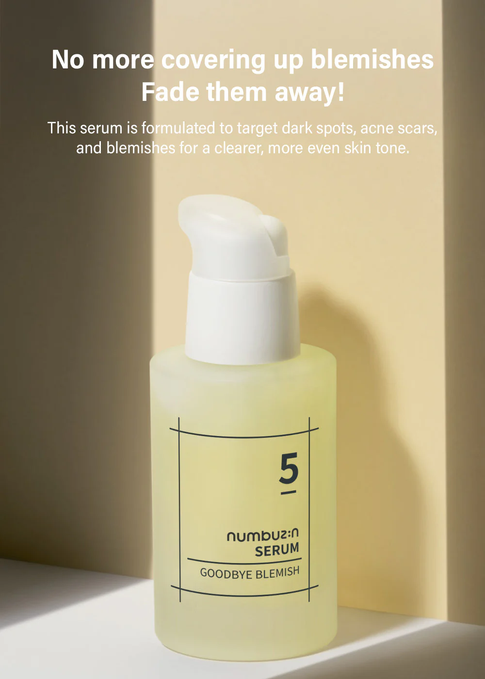 numbuzin No. 5 Goodbye Blemish Serum 50ml - Image 2