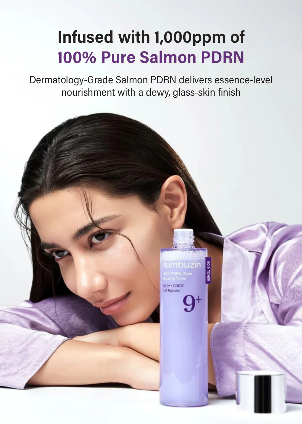 numbuzin No. 9 NAD+ PDRN Glow Boosting Toner 150ml - Image 3