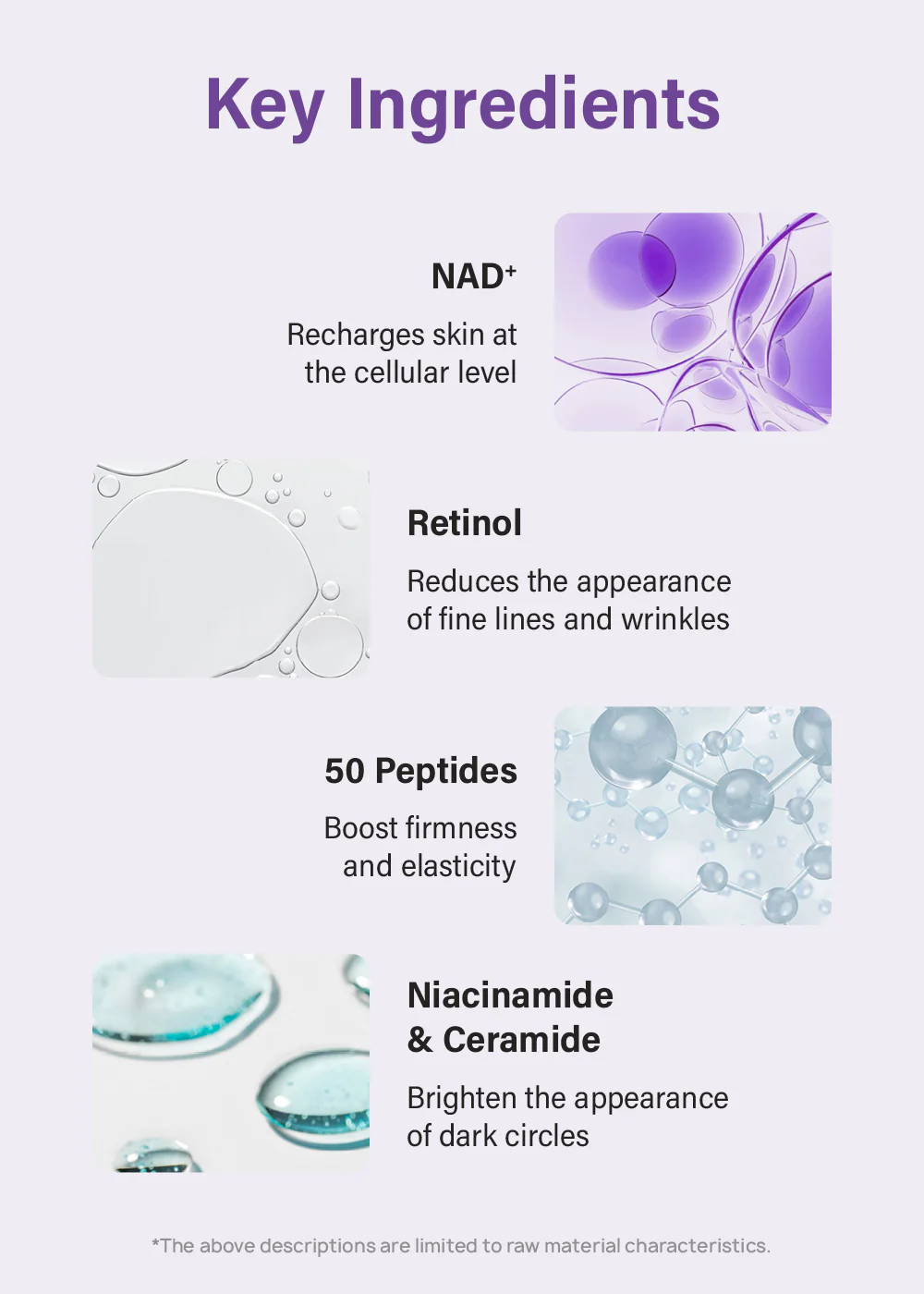 numbuzin No. 9 NAD+ Retinol Volumetox Eye Cream 10ml - Image 5