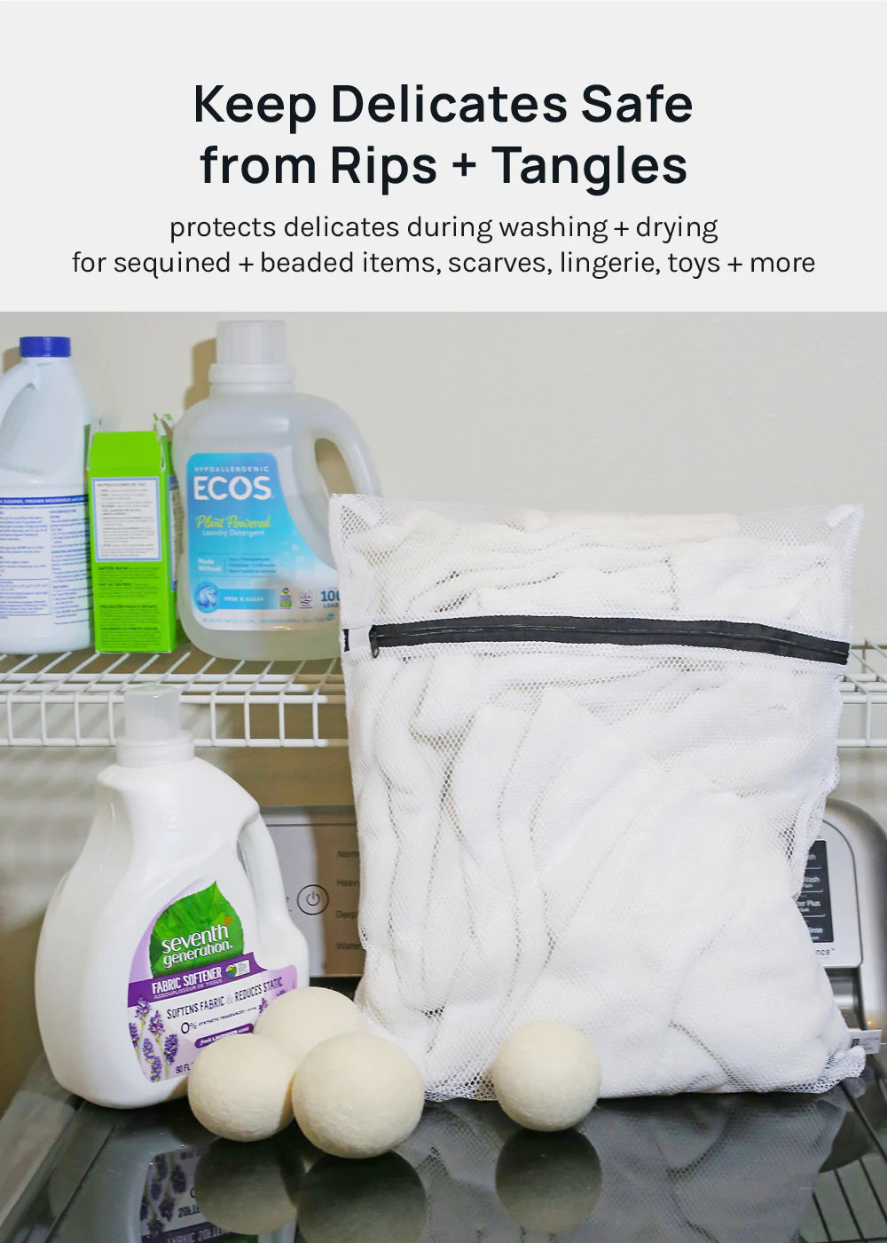 Official Key Items A+ Large Mesh Laundry Bag - Image 2
