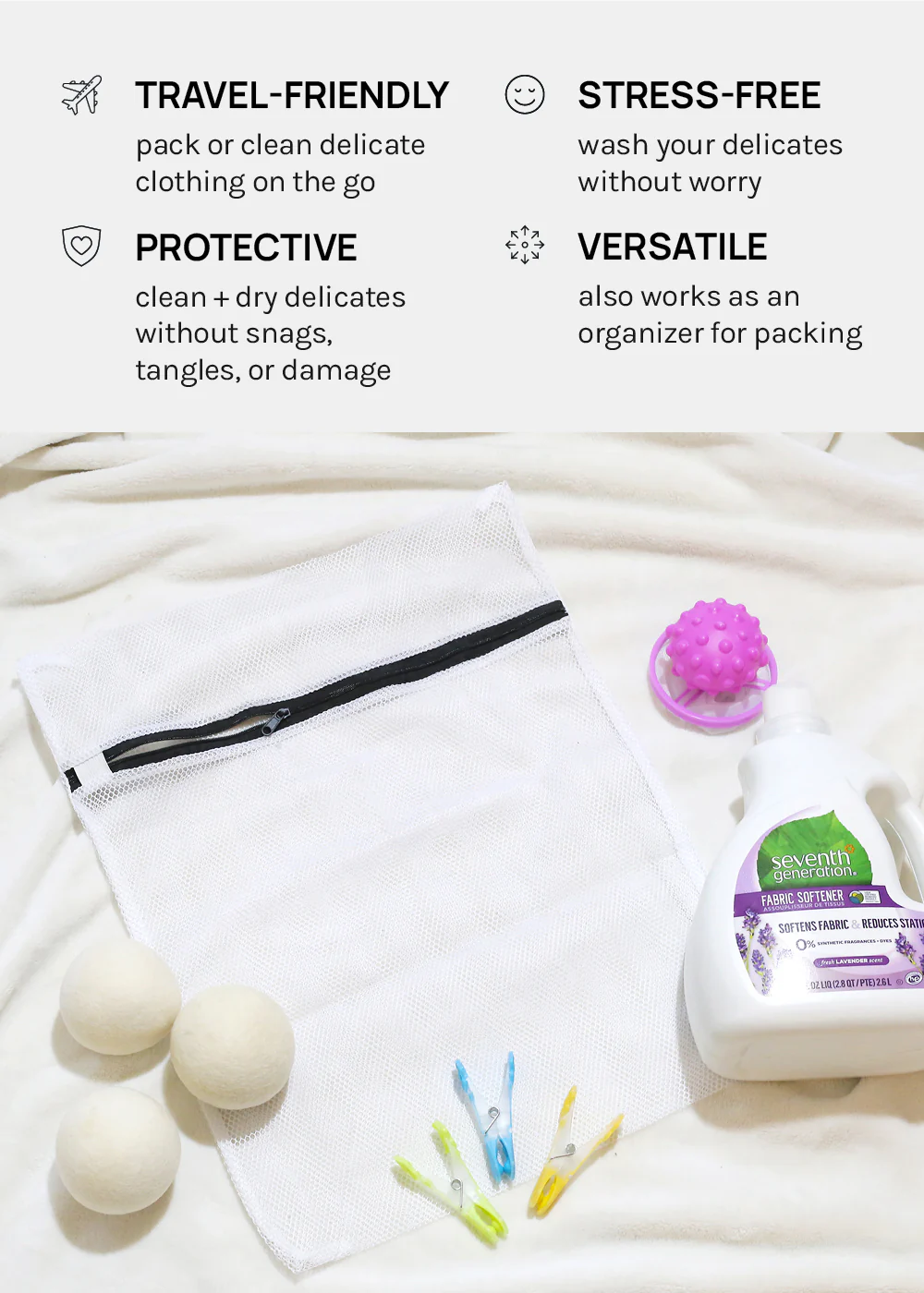 Official Key Items A+ Large Mesh Laundry Bag - Image 4
