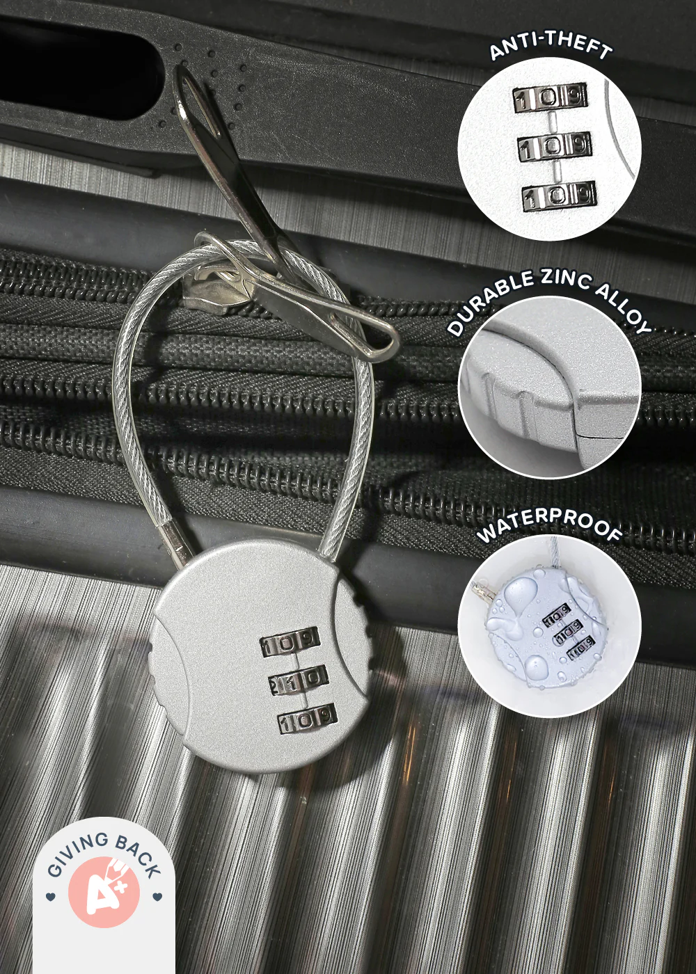 Official Key Items Anti-theft Cable Lock
