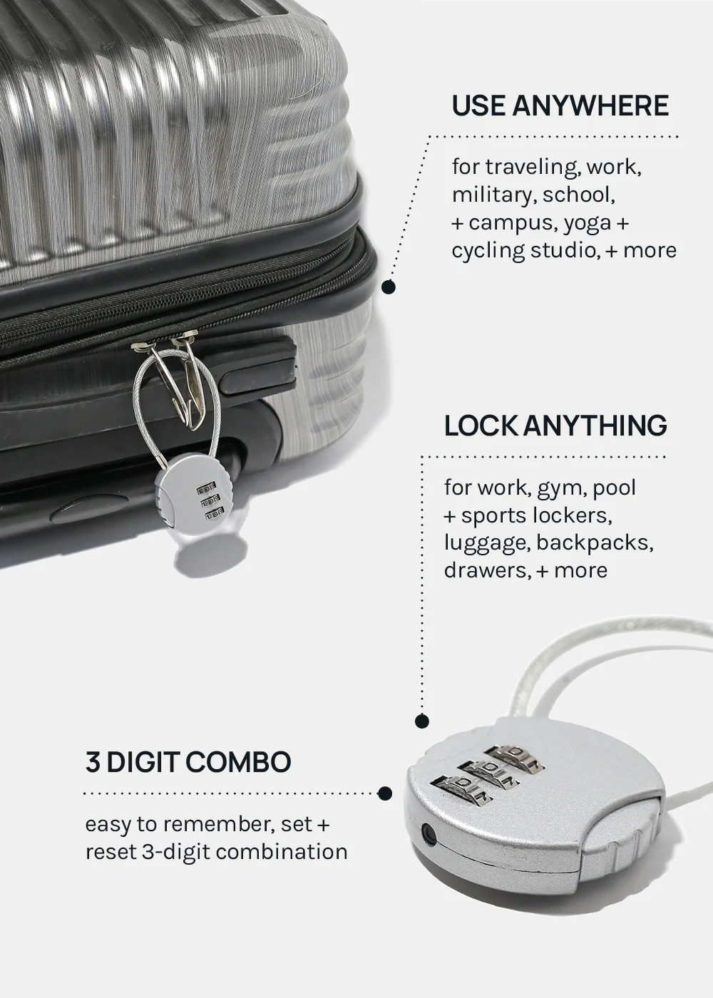 Official Key Items Anti-theft Cable Lock - Image 5