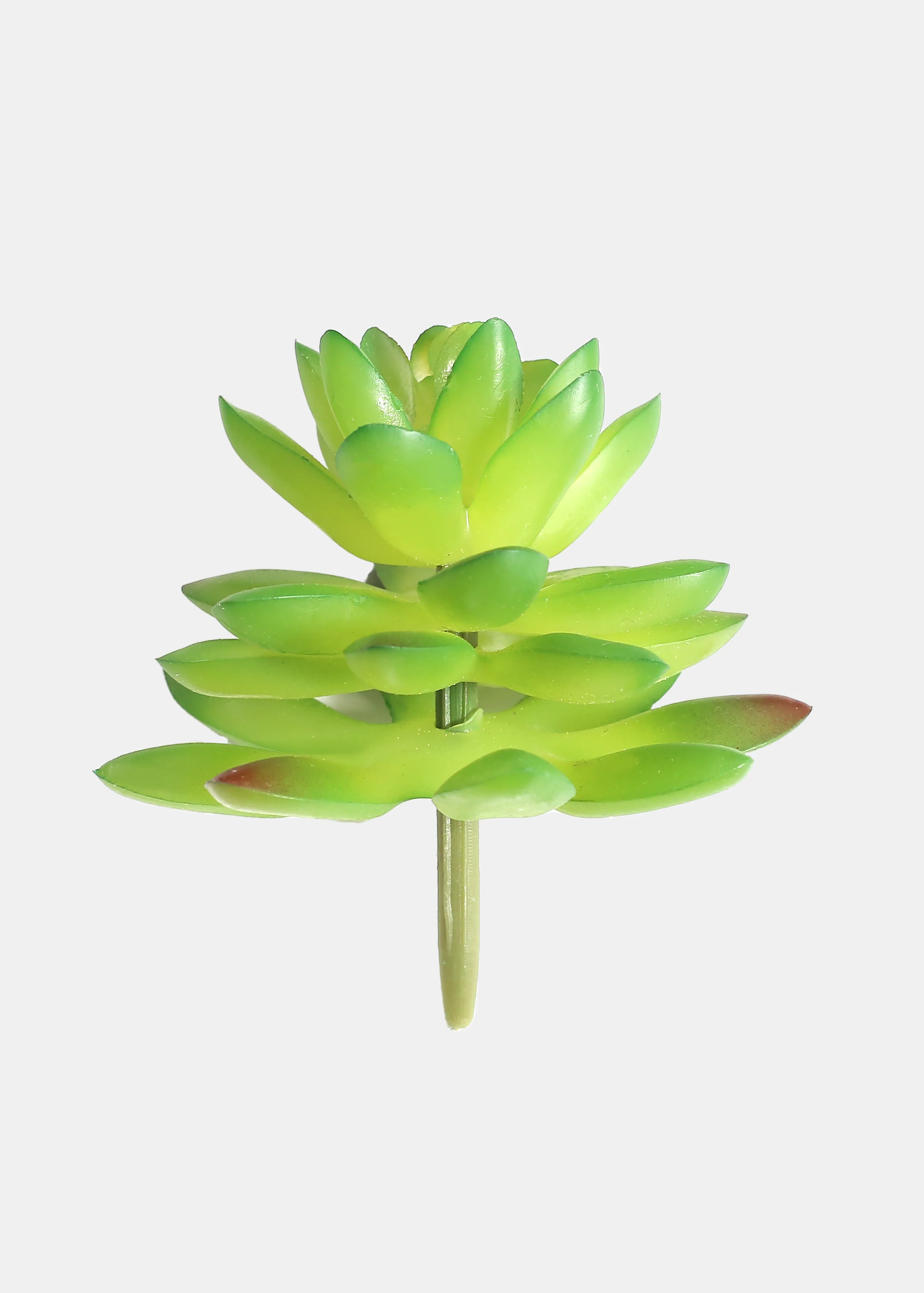 Official Key Items Artificial Succulents - Green Fat Lotus - Image 2