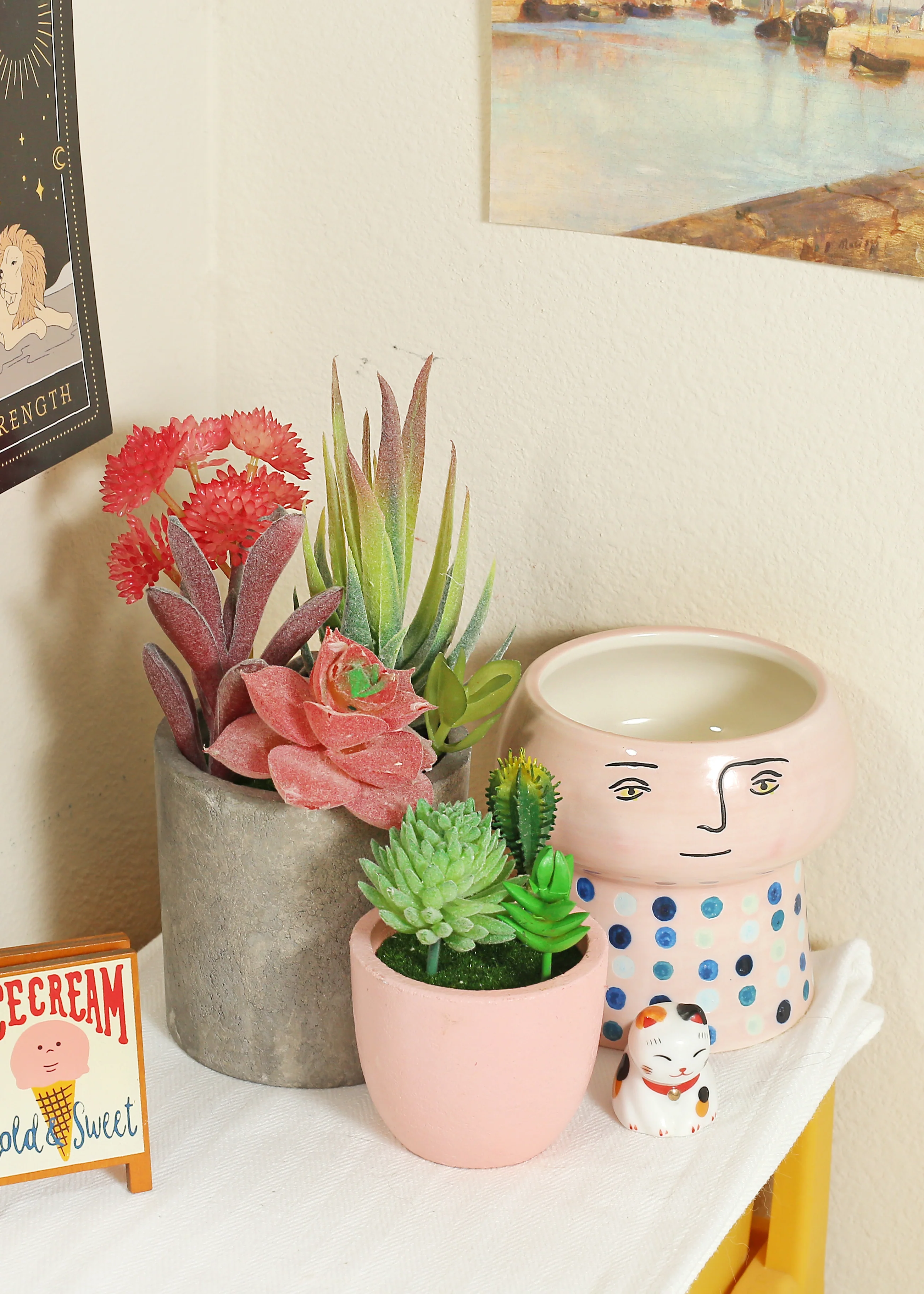 Official Key Items Artificial Succulents - Green Tiger Skin Aloe - Image 3