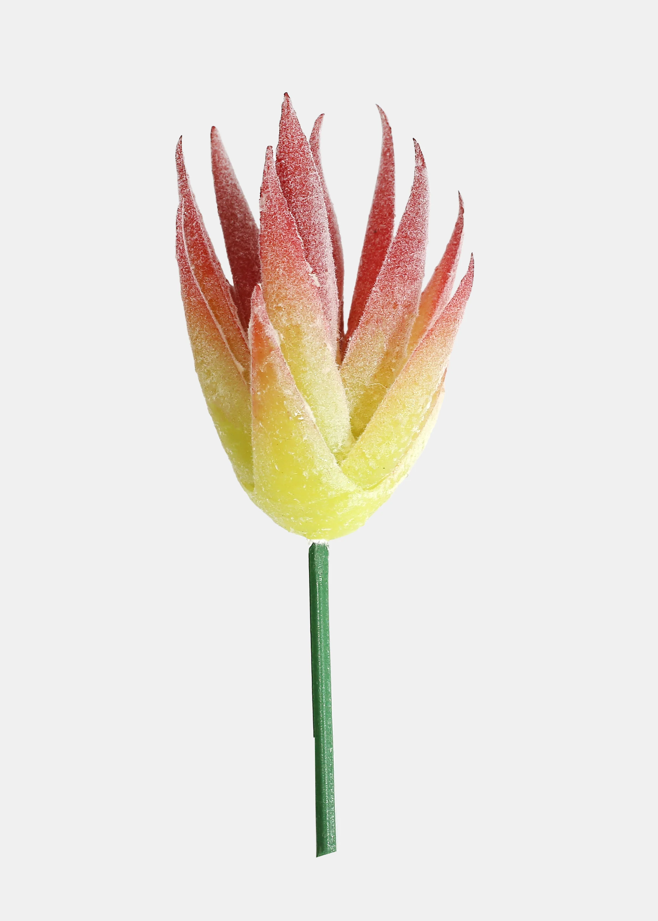 Official Key Items Artificial Succulents - Pink Flocking African Aloe - Image 2