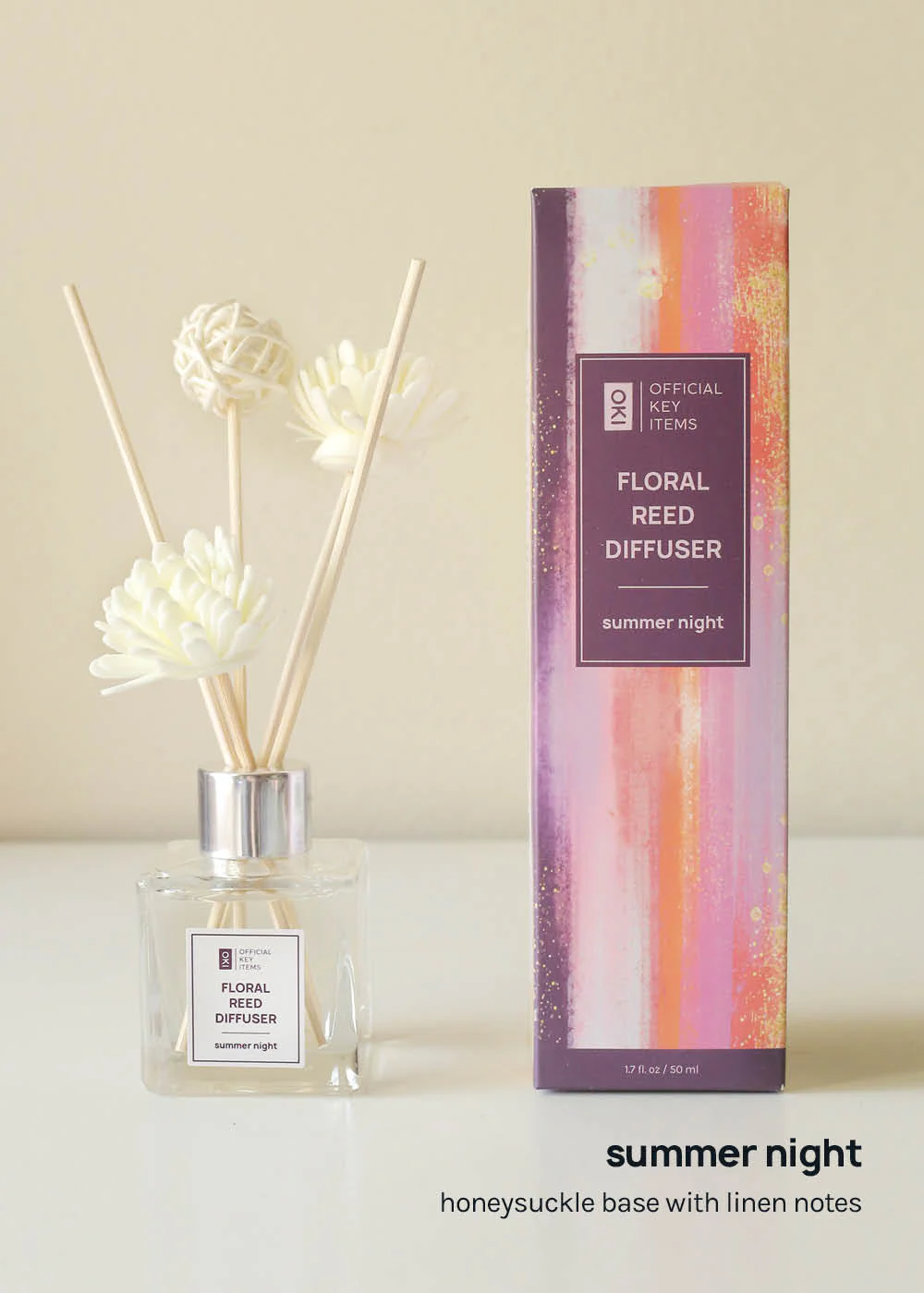 Official Key Items Floral Reed Diffuser - Image 10
