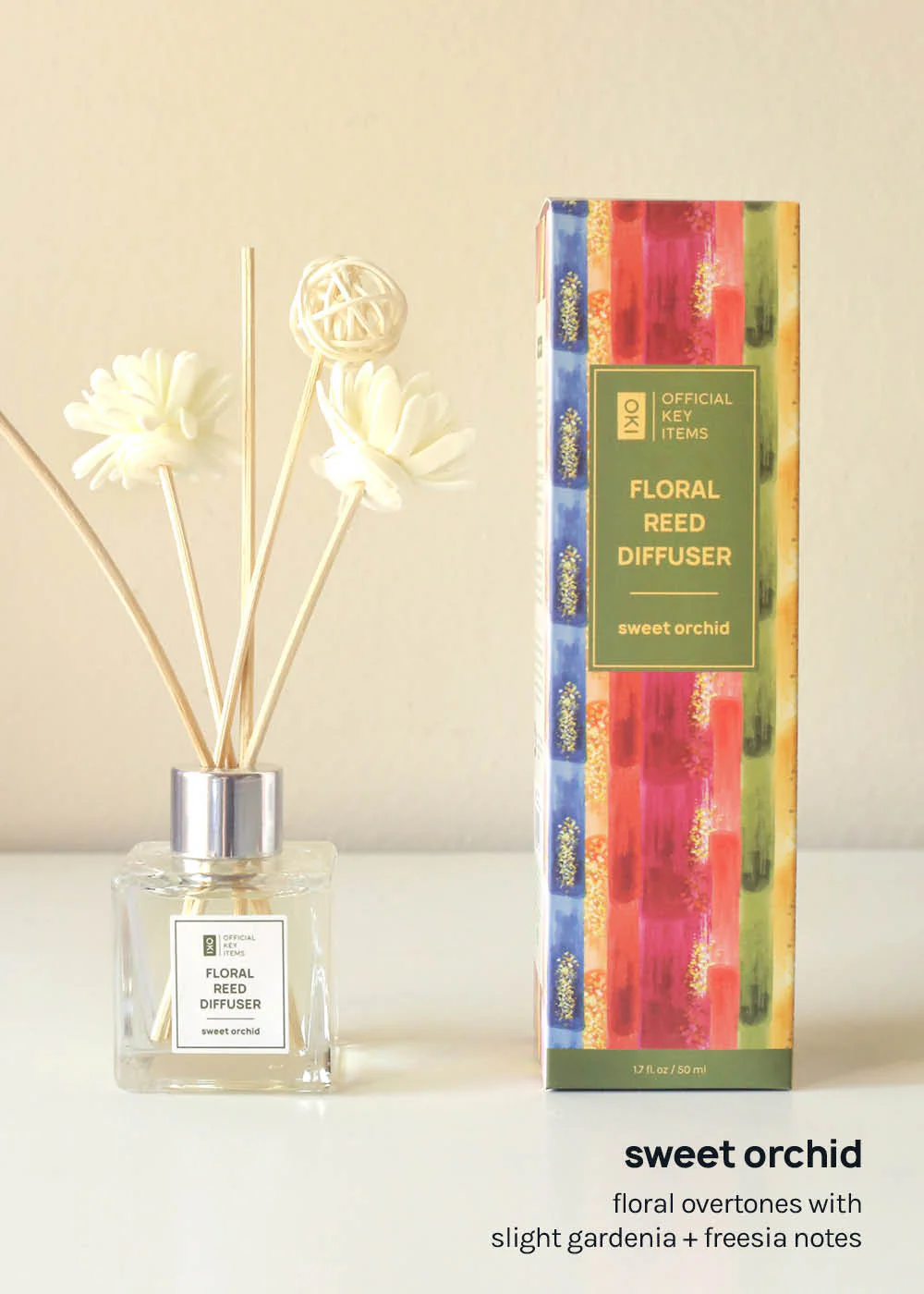 Official Key Items Floral Reed Diffuser - Image 15