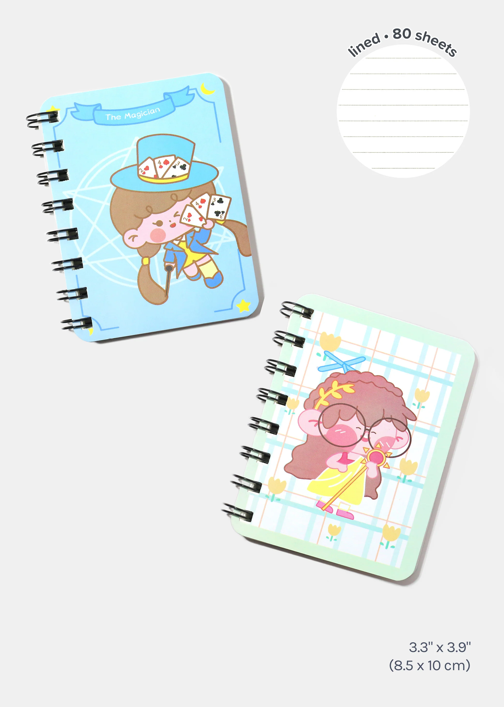 Official Key Items Lined Spiral Pocket Notebook – Girls