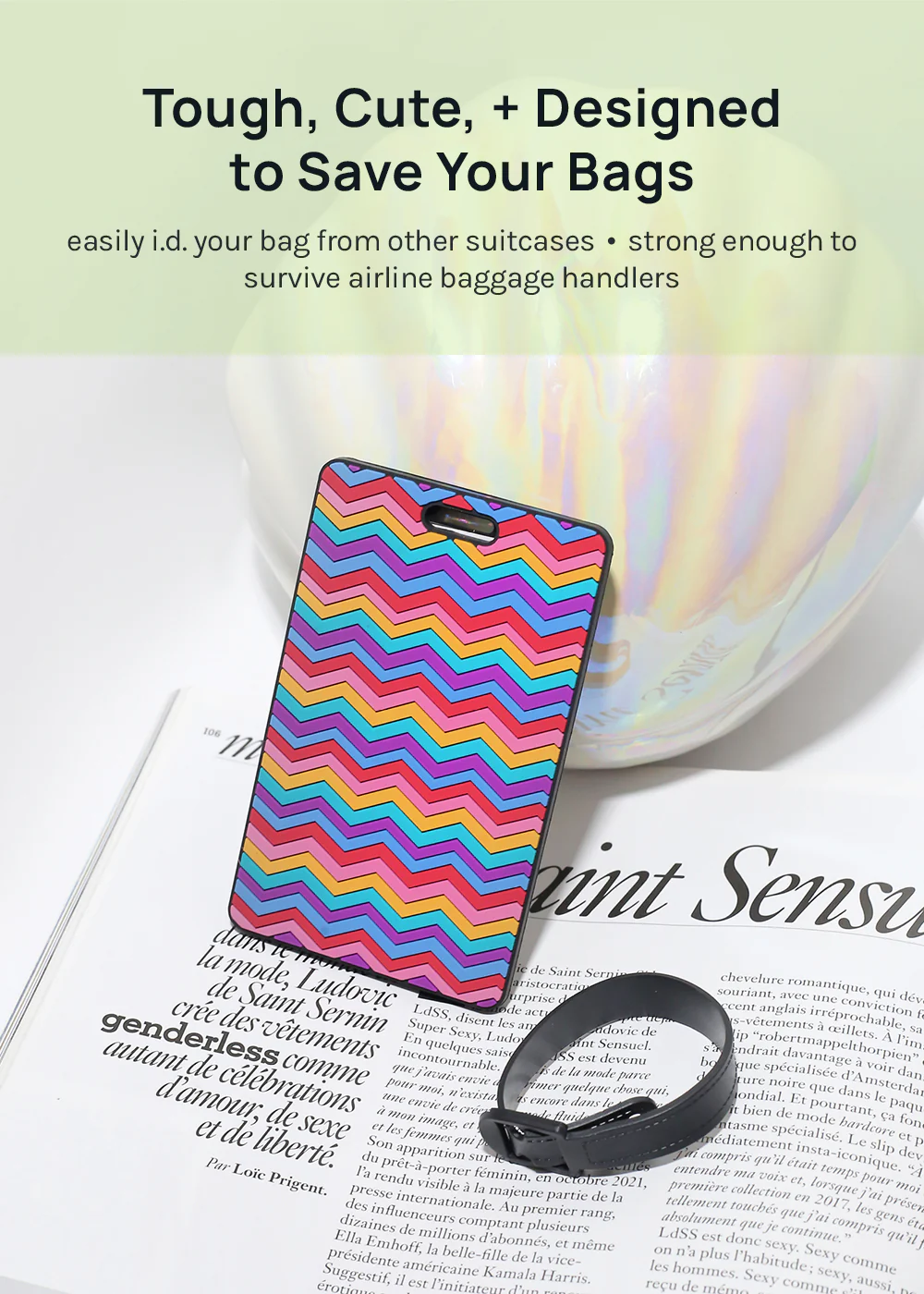 Official Key Items Novelty Silicone Luggage Tags - Image 3
