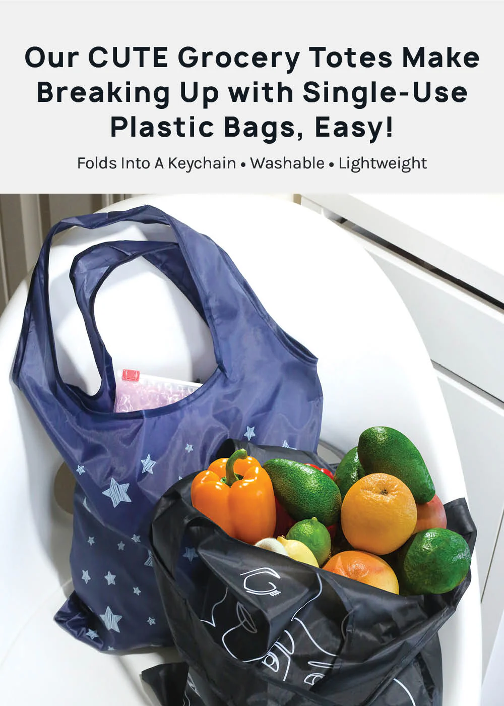 Official Key Items ReUse-able Tote: Faces - Image 2