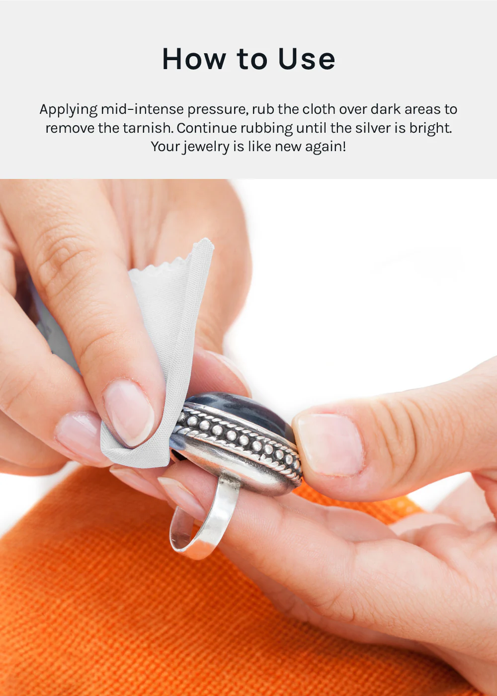 Official Key Items Silver Jewelry Cleaning Cloth - Image 6