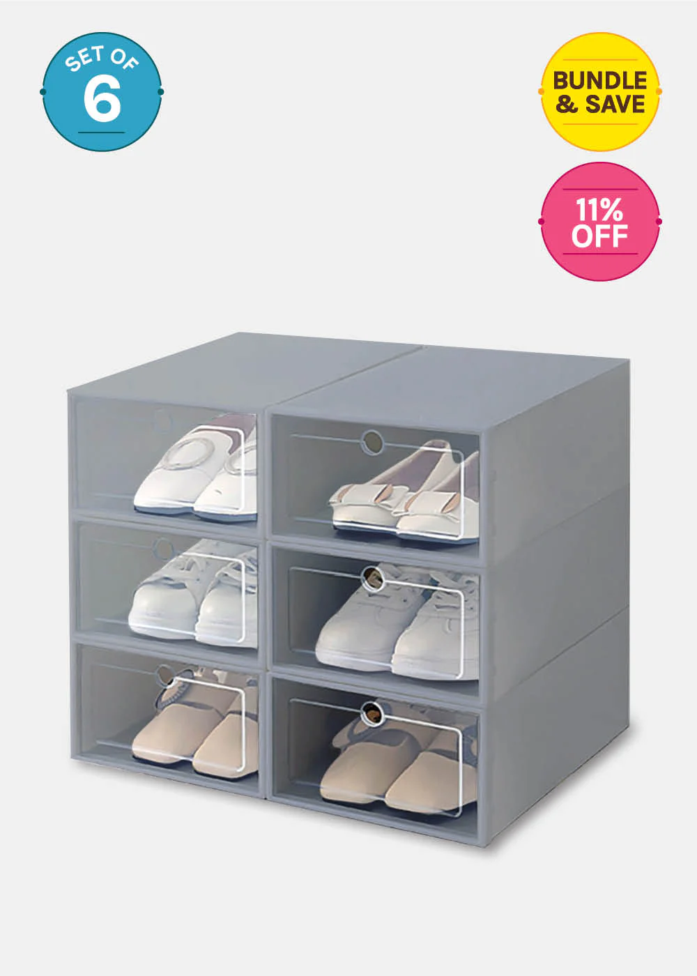Official Key Items Stackable Shoe Storage Boxes - Image 10