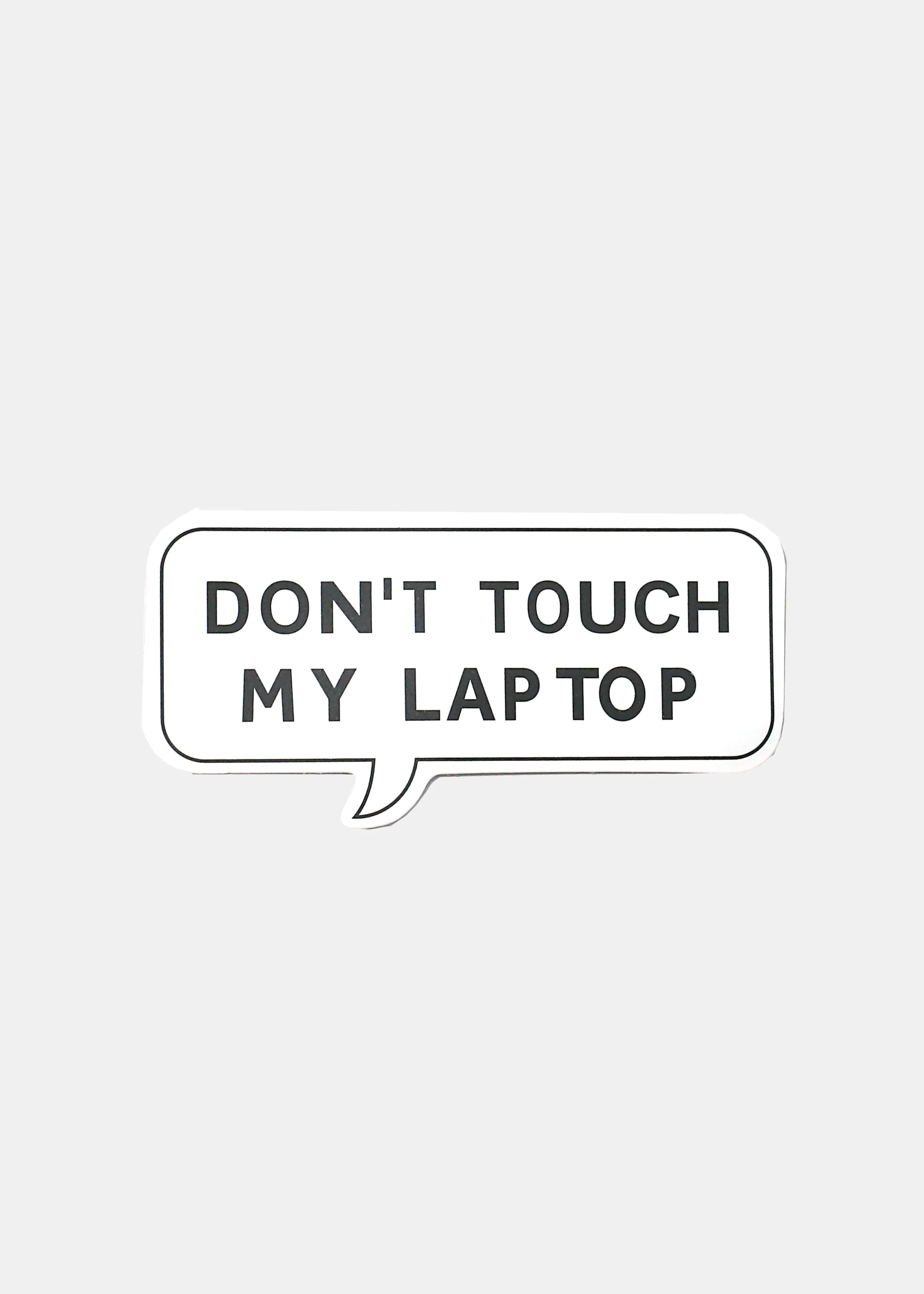 Official Key Items Sticker - Don't Touch My Laptop