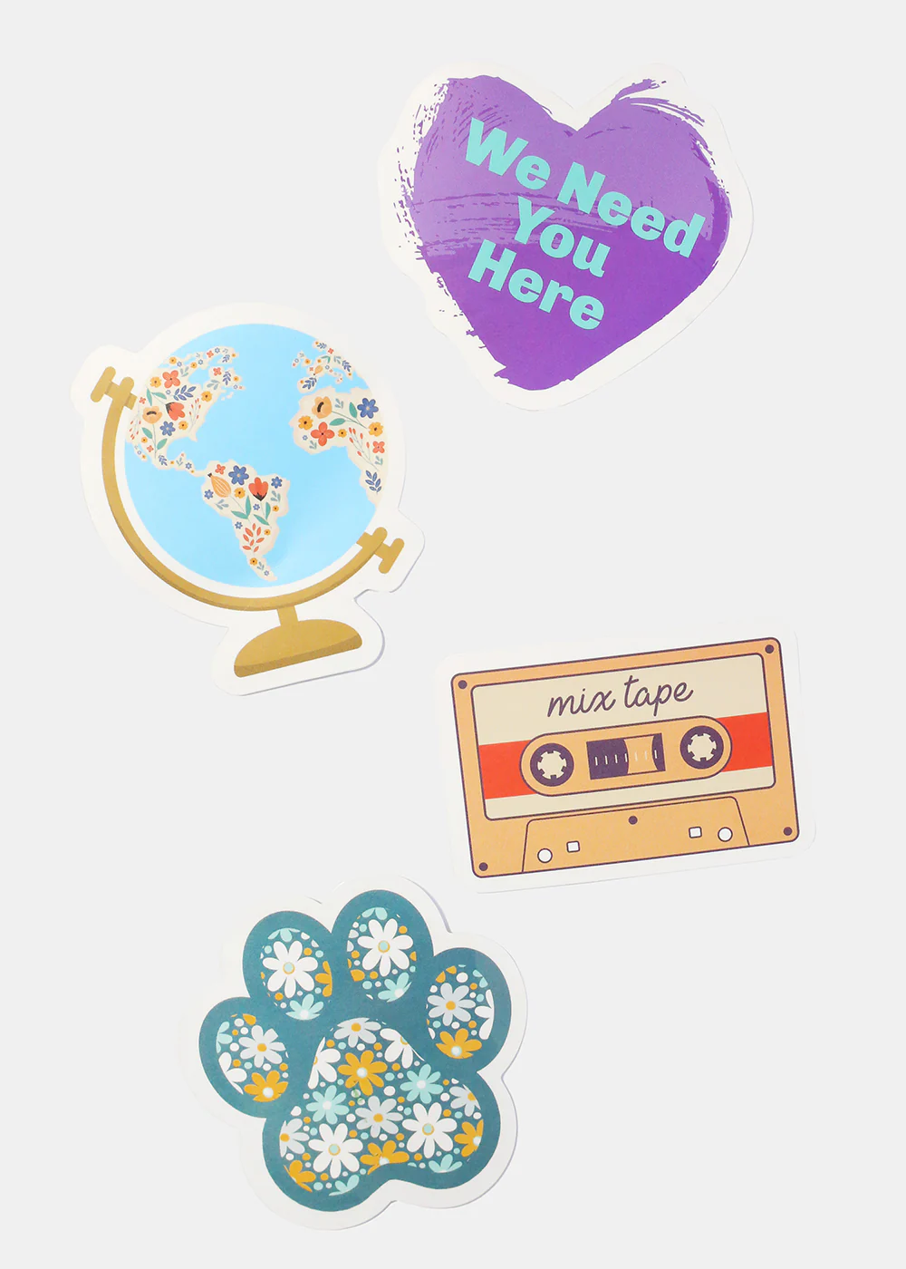 Official Key Items Sticker - Floral Paw - Image 2