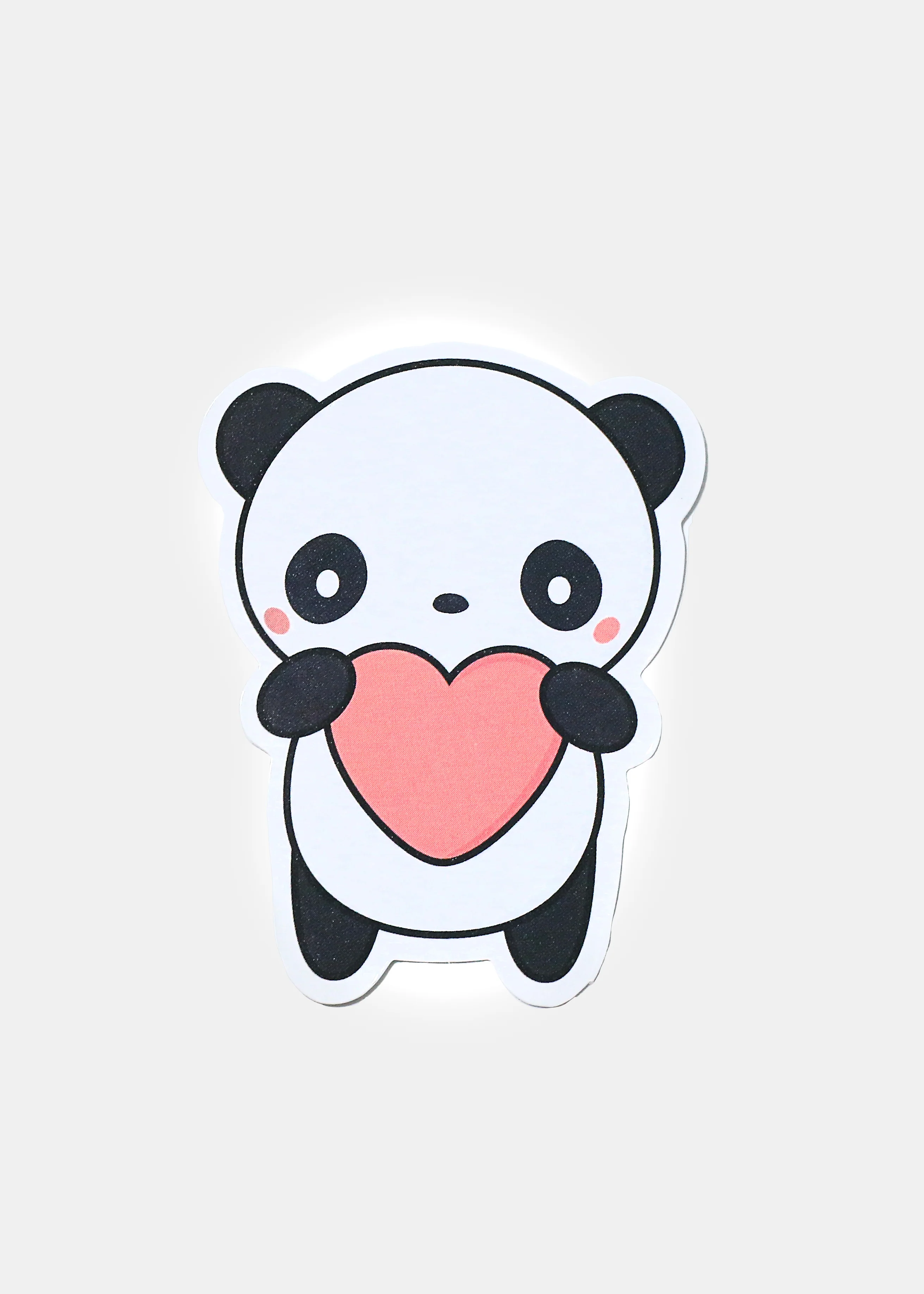 Official Key Items Sticker - Heart Panda