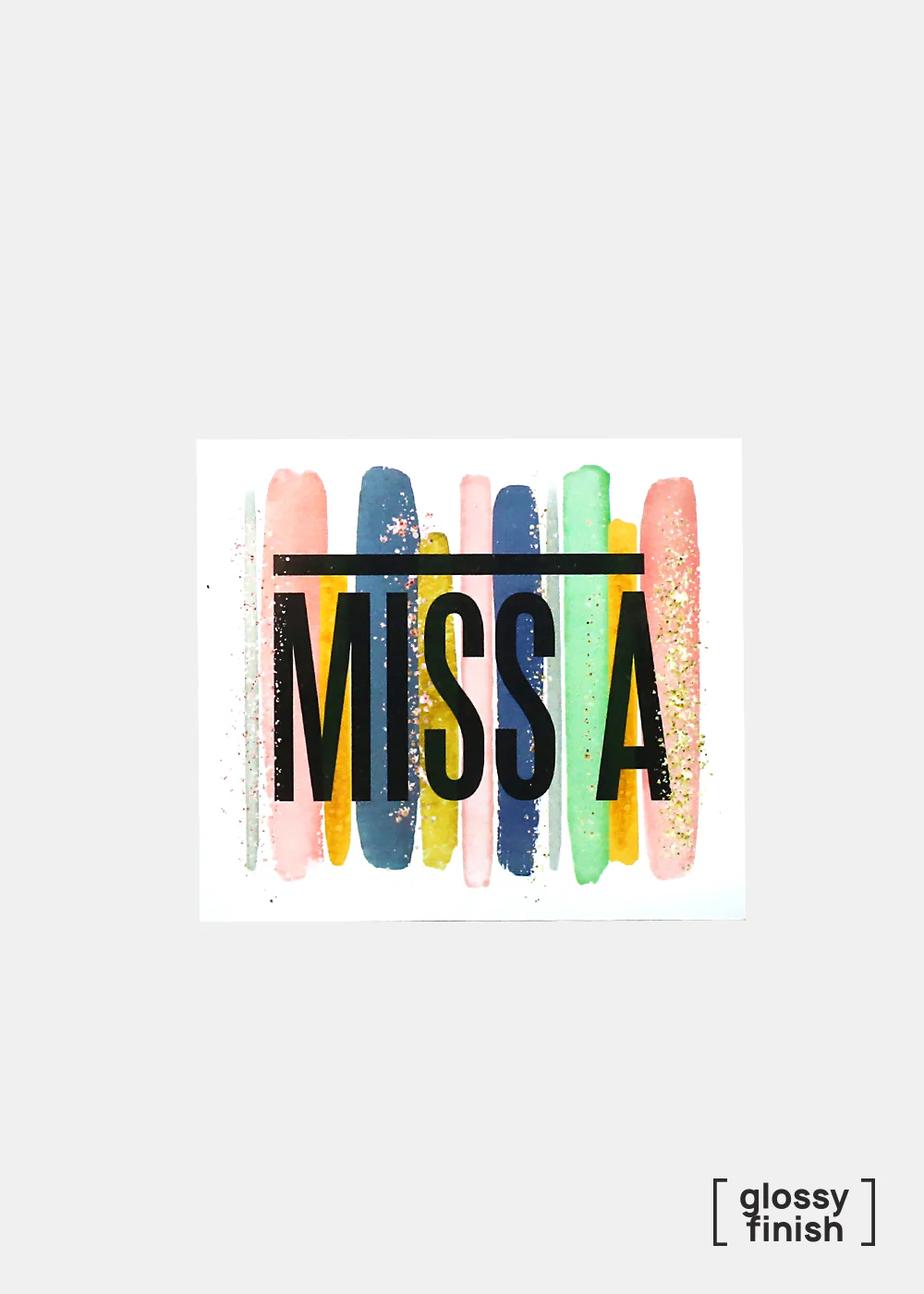 Official Key Items Sticker - Miss A Pastel