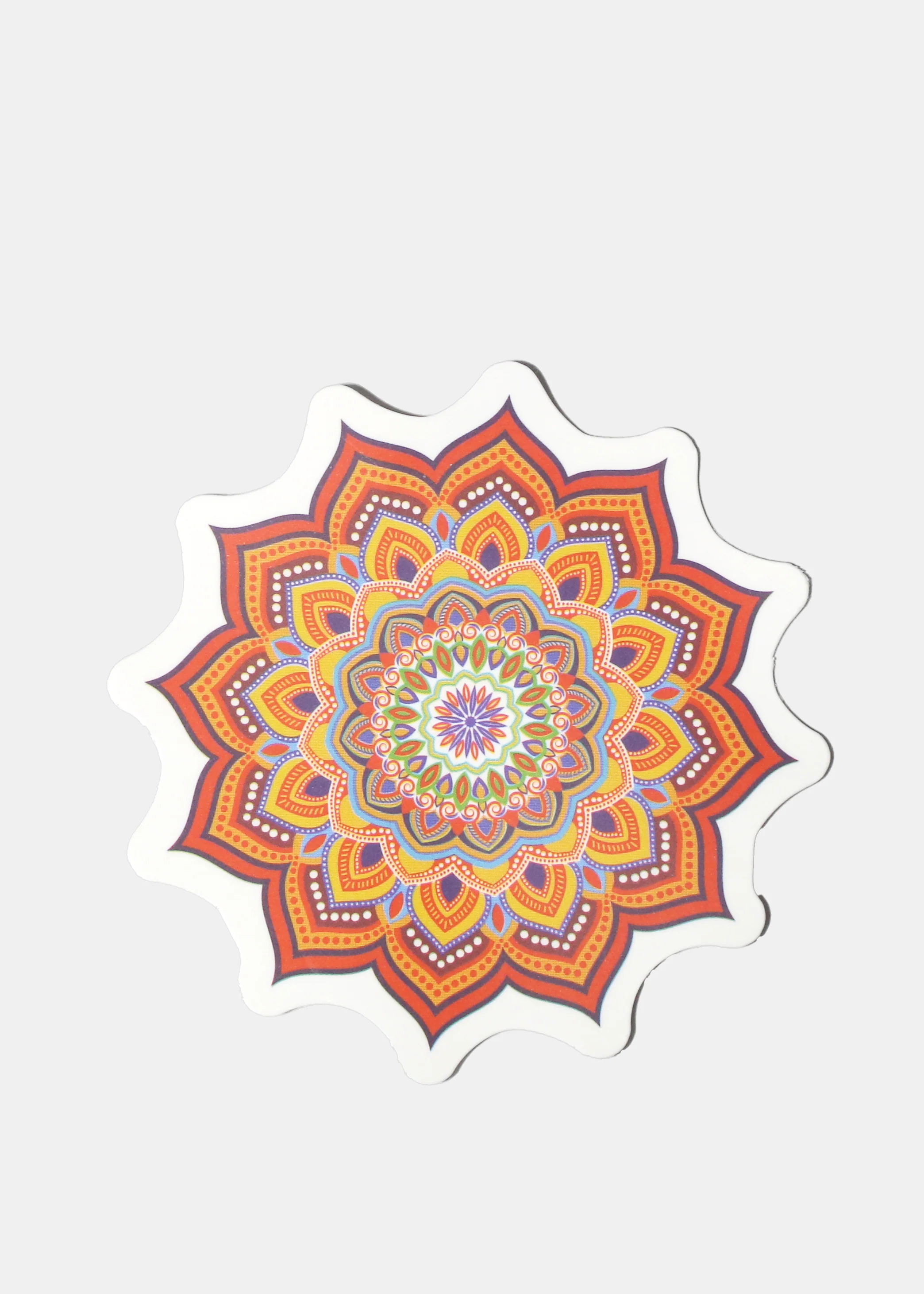 Official Key Items Sticker - Orange Rangoli
