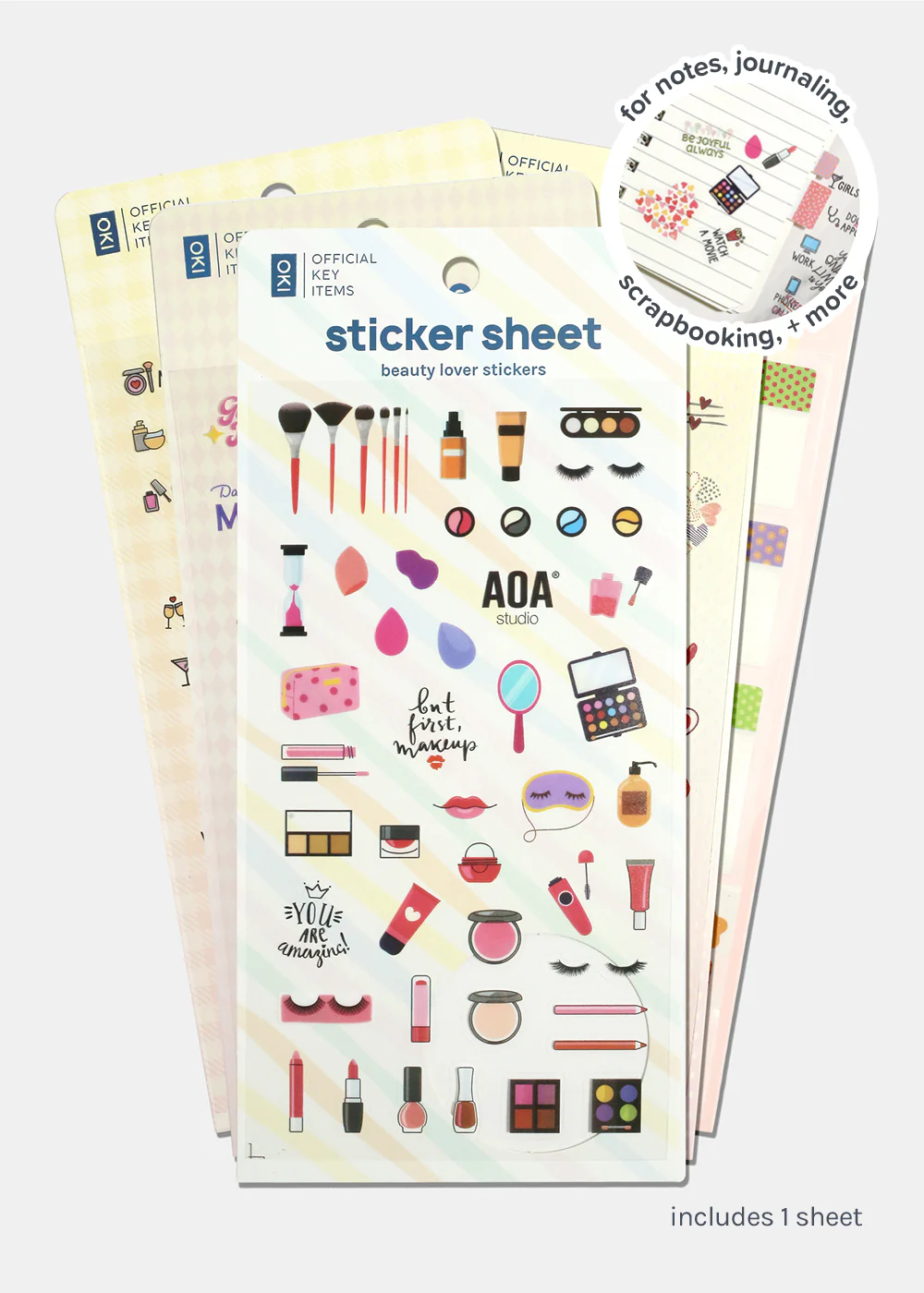 Official Key Items Sticker Sheet
