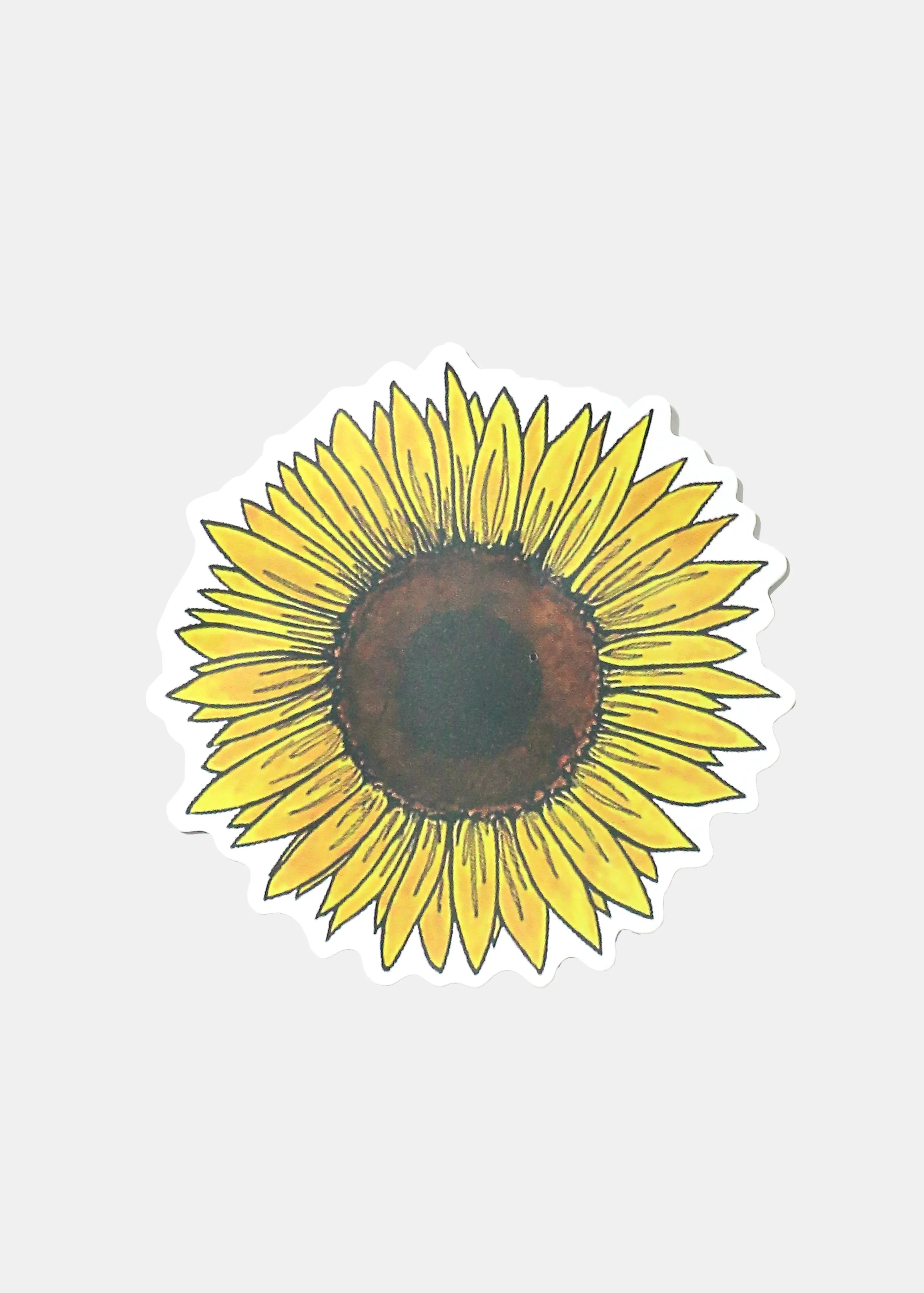 Official Key Items Sticker - Yellow Sunflower