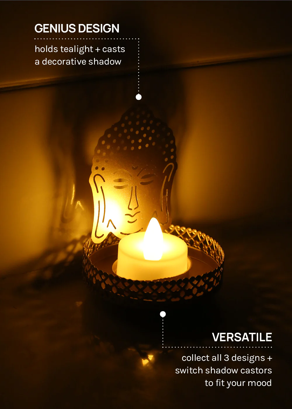 Official Key Items Tealight Holder + Shadow Casters - Image 5