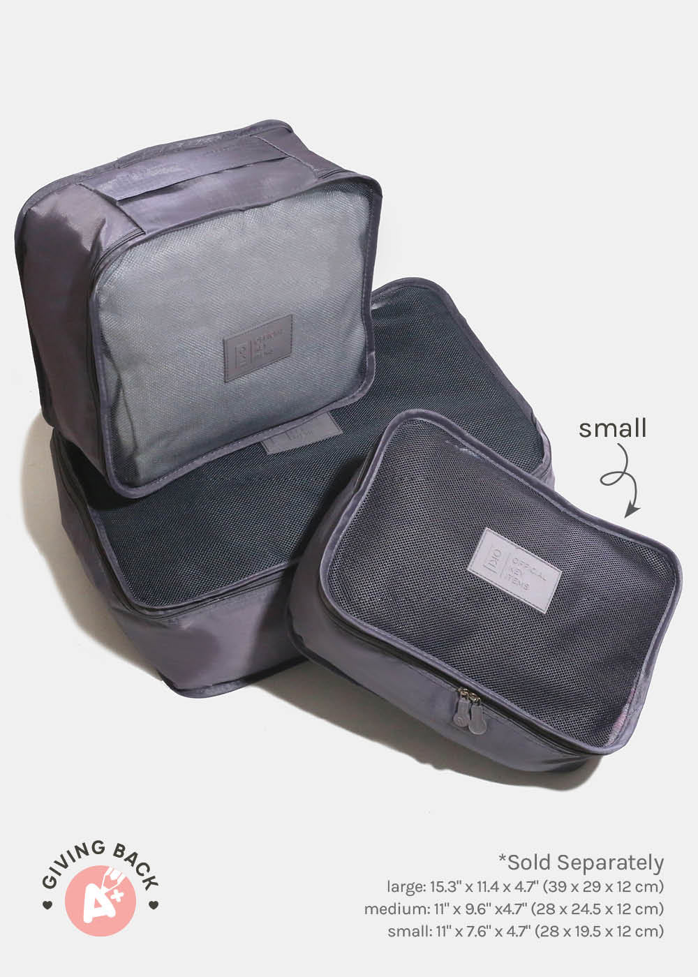 Official Key Items Travel Packing Cube- Small - Image 4