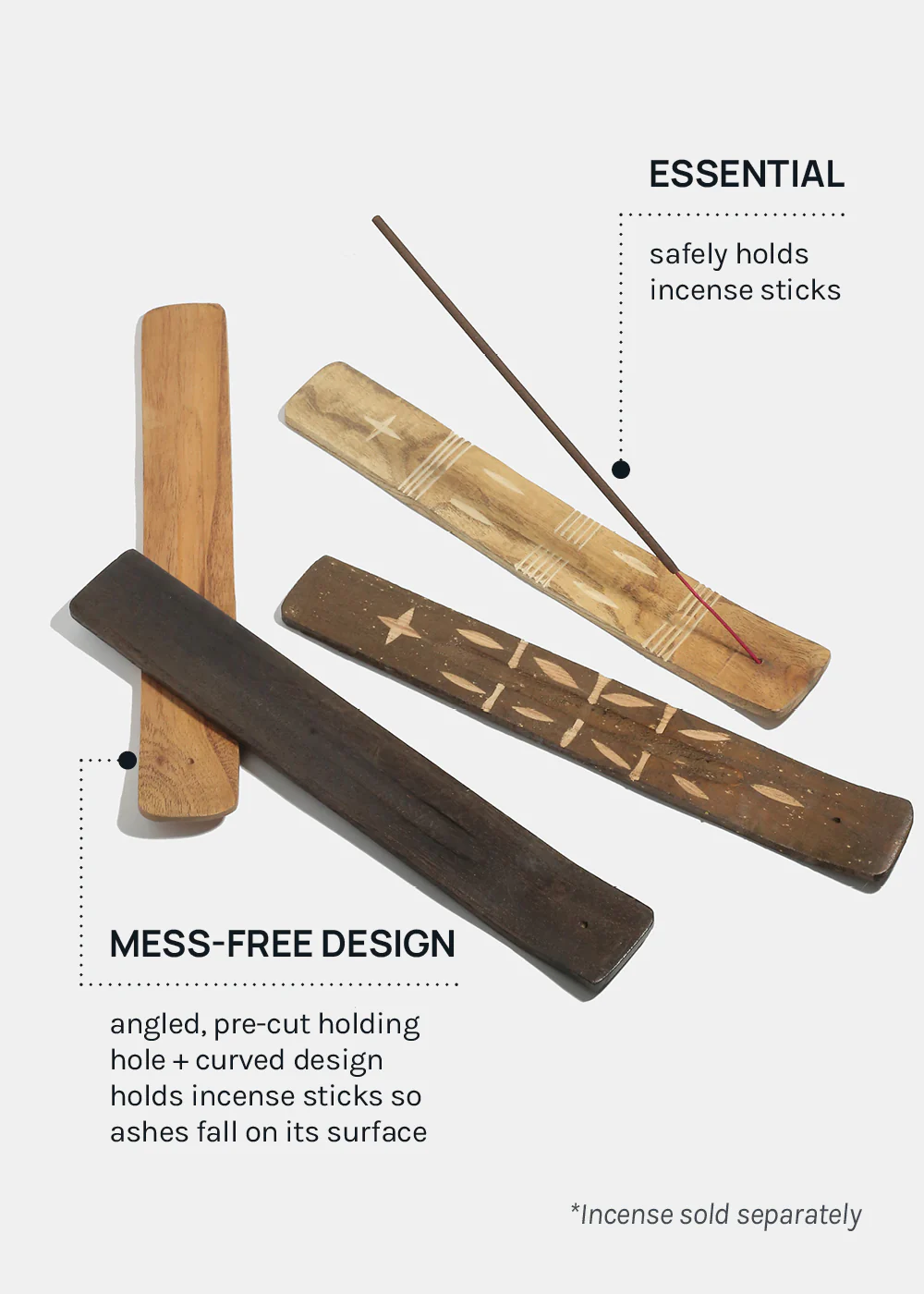 Official Key Items Wooden Incense Stands - Image 5