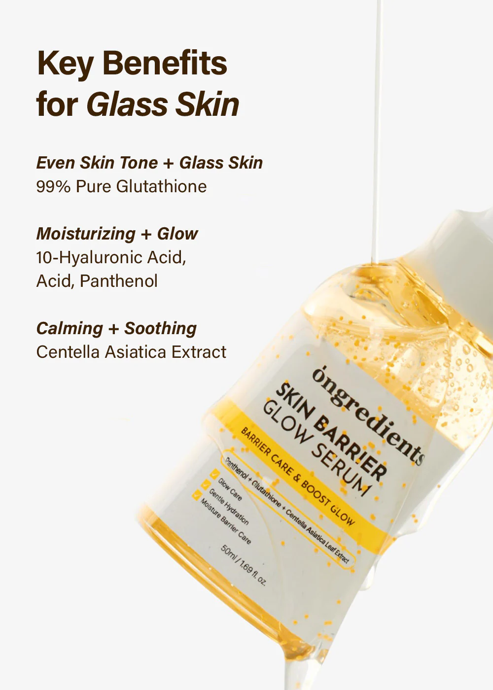 ongredients Skin Barrier Glow Serum 50ml - Image 2