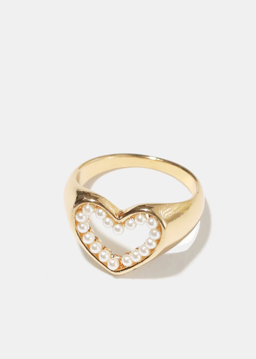 Open Pearl Signet Ring - Image 2